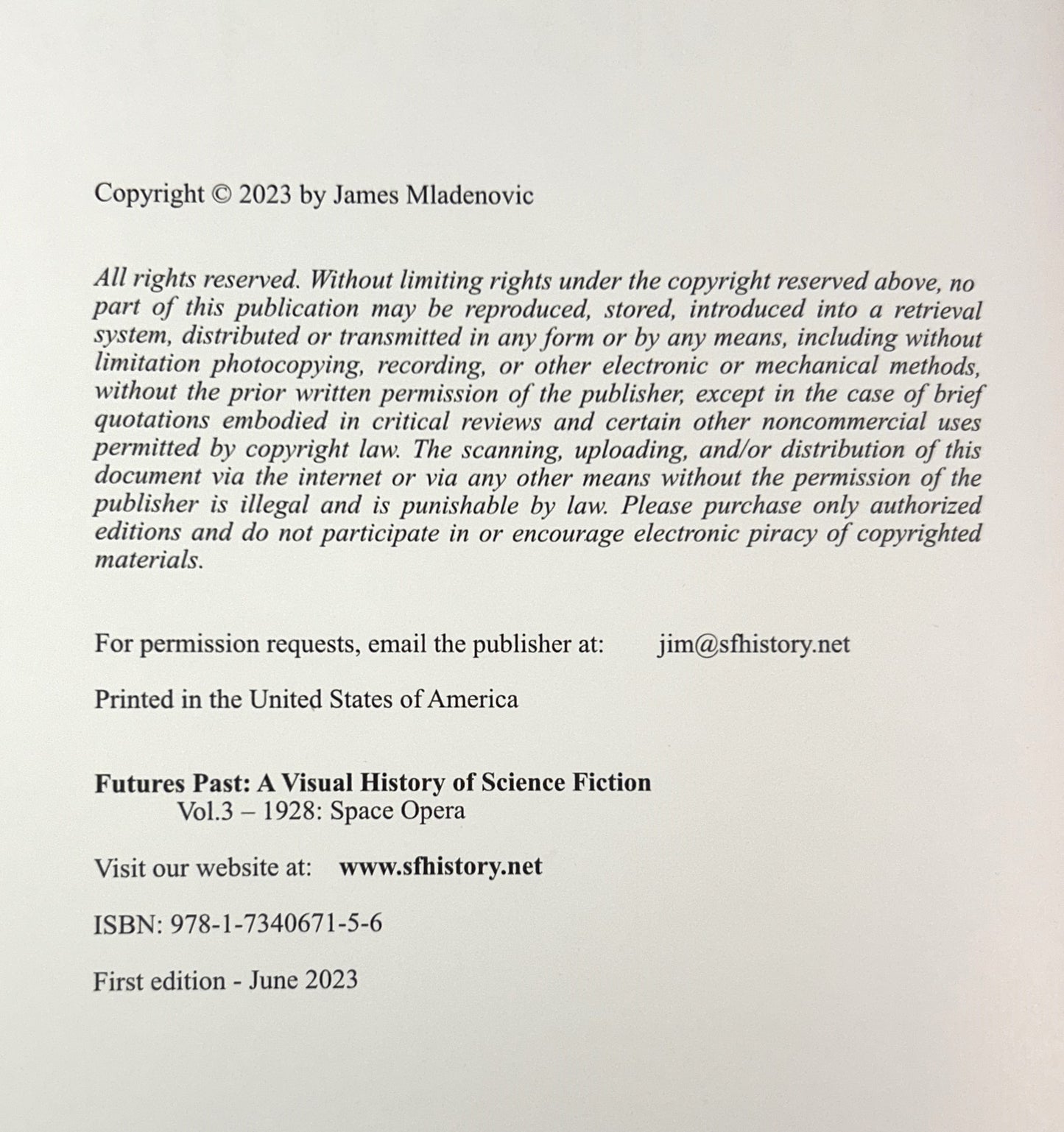 Set of 3 Futures Past by Jim Emerson 2020-2023