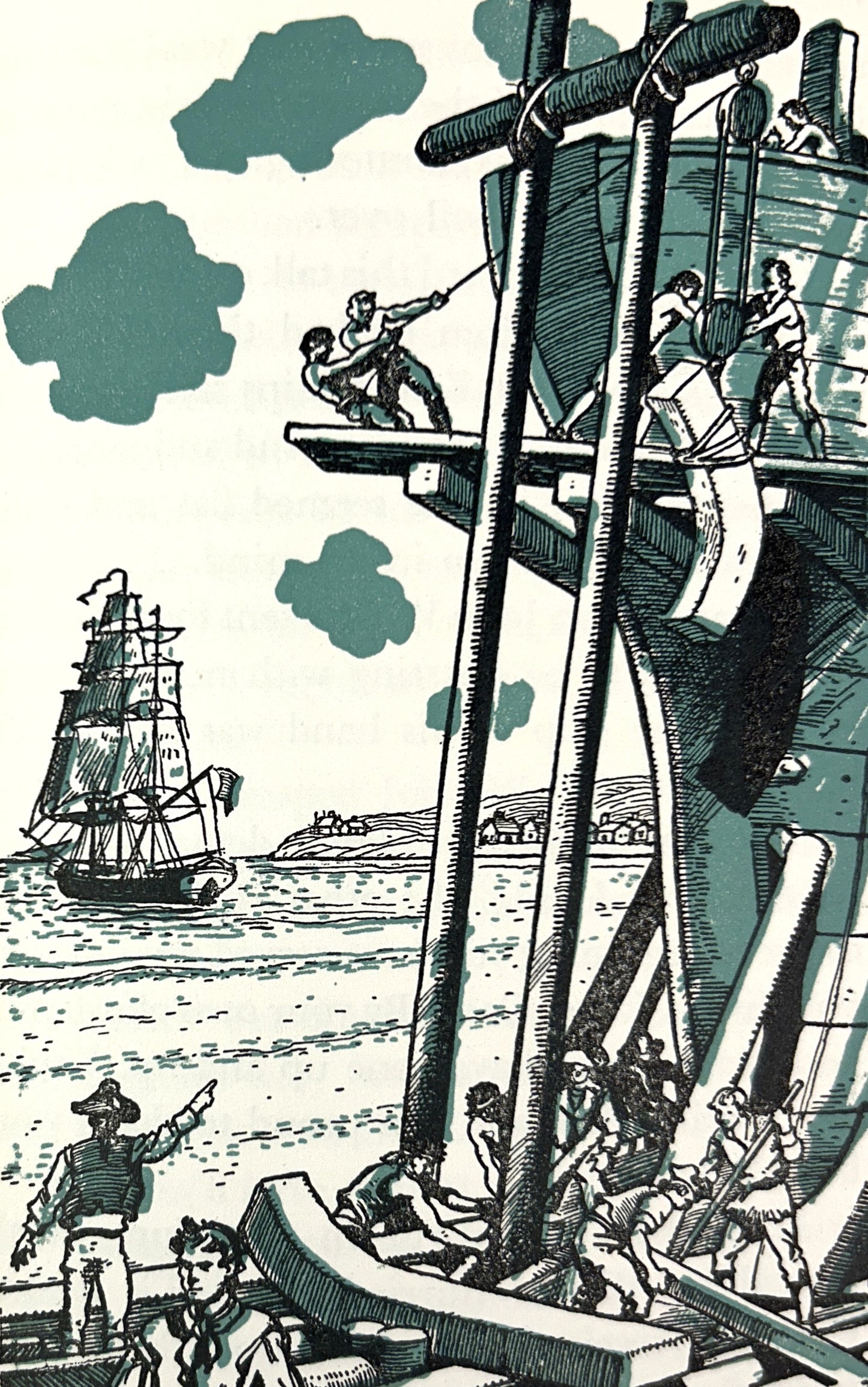 Landmark #19: Captain Cook Explores the South Seas by Armstrong Sperry 1955 2nd Print w/ SIGNED Author's Letter