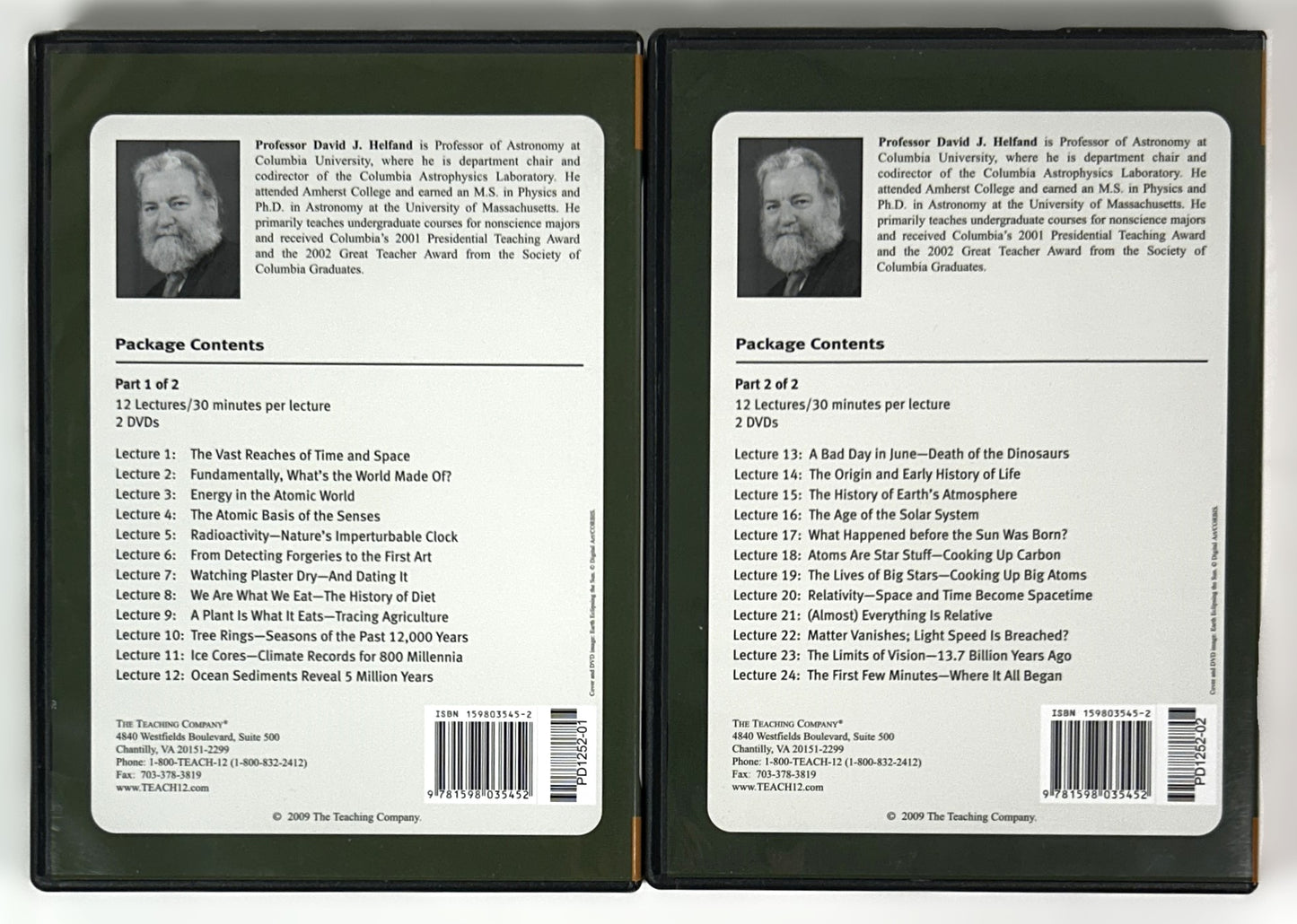 Great Courses: The Physics of History 4 DVDs