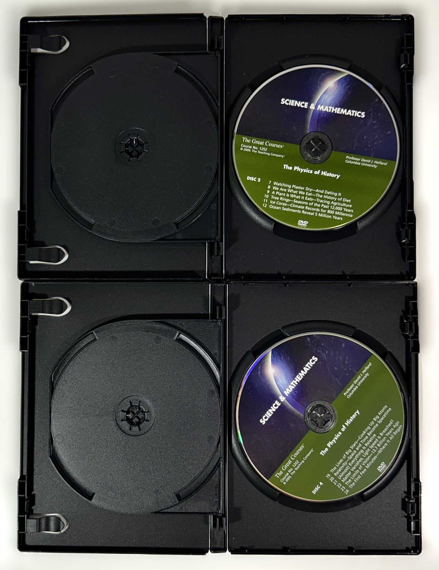Great Courses: The Physics of History 4 DVDs