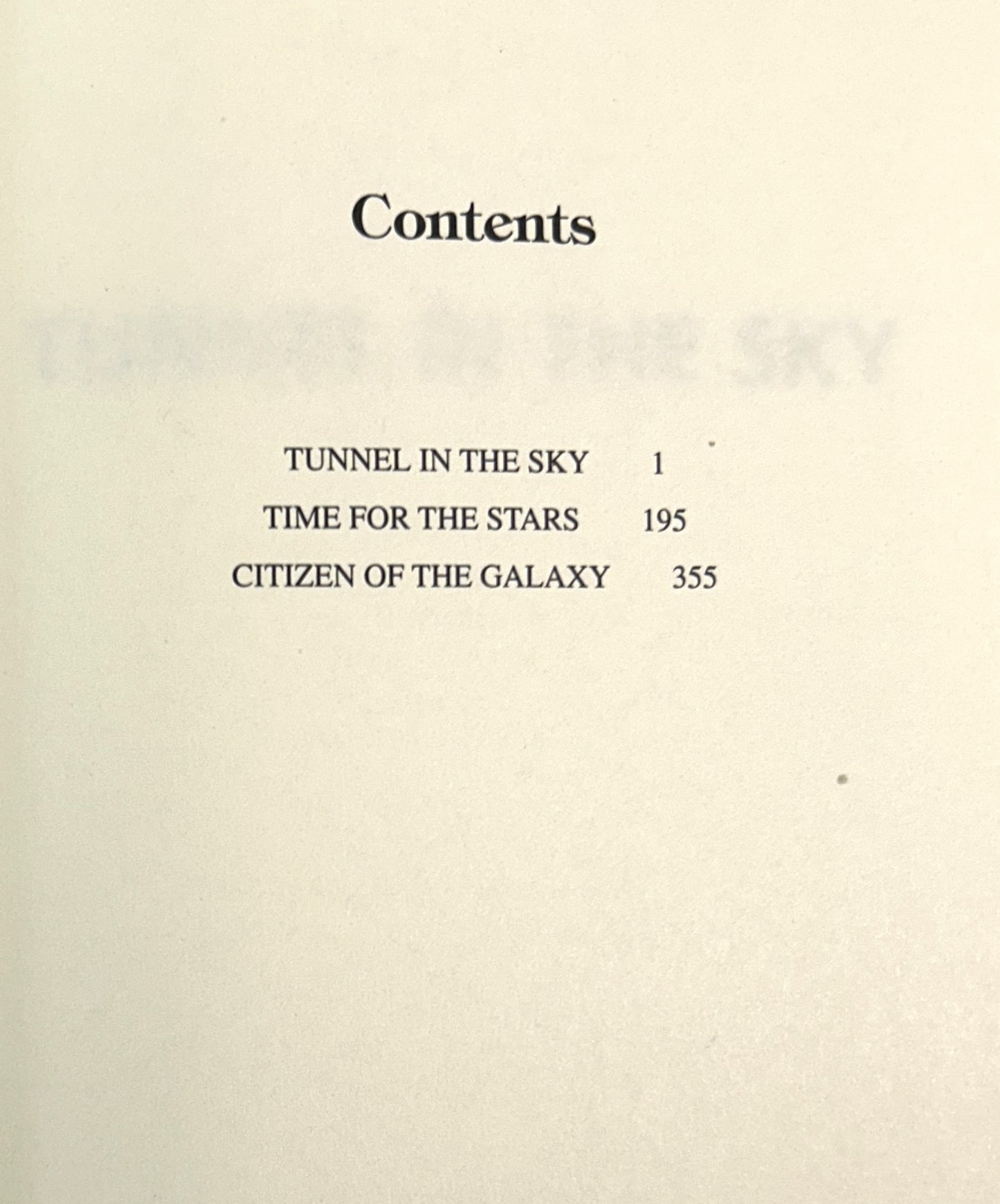 Set of 3 Heinlein Omnibuses 2002-2005