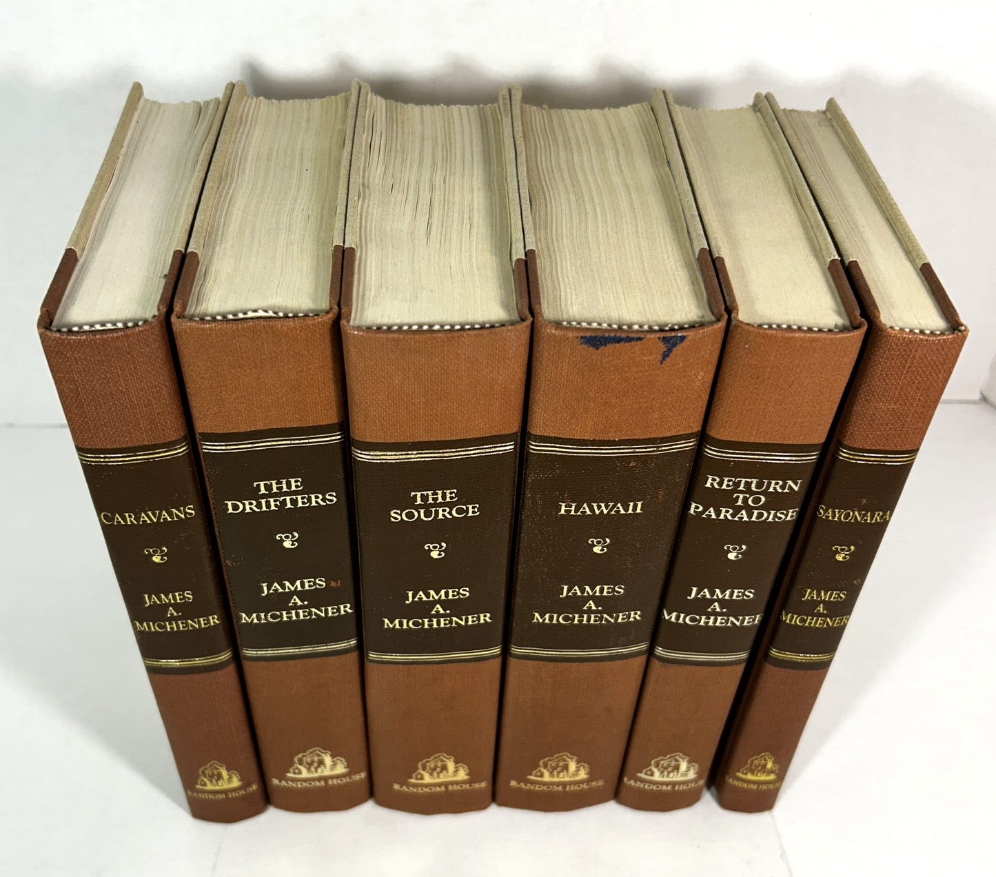 Lot of 6 James Michener Novels 1951-1971