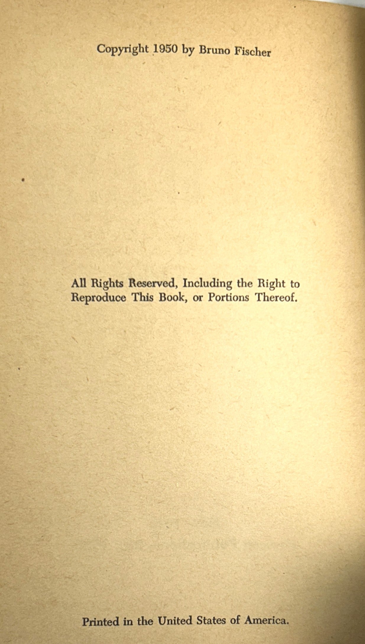 House of Flesh by Bruno Fischer 1950