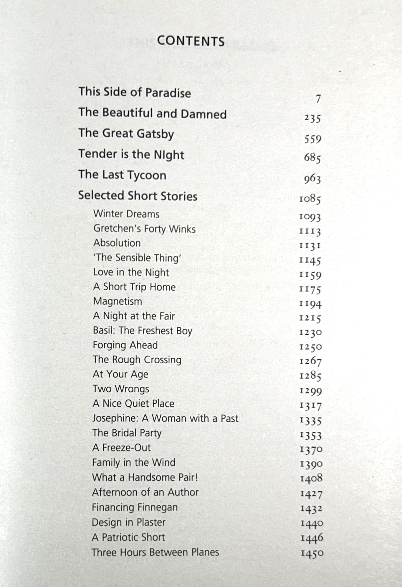 The Collected Works of F. Scott Fitzgerald Wordsworth Library 2013 Hardcover