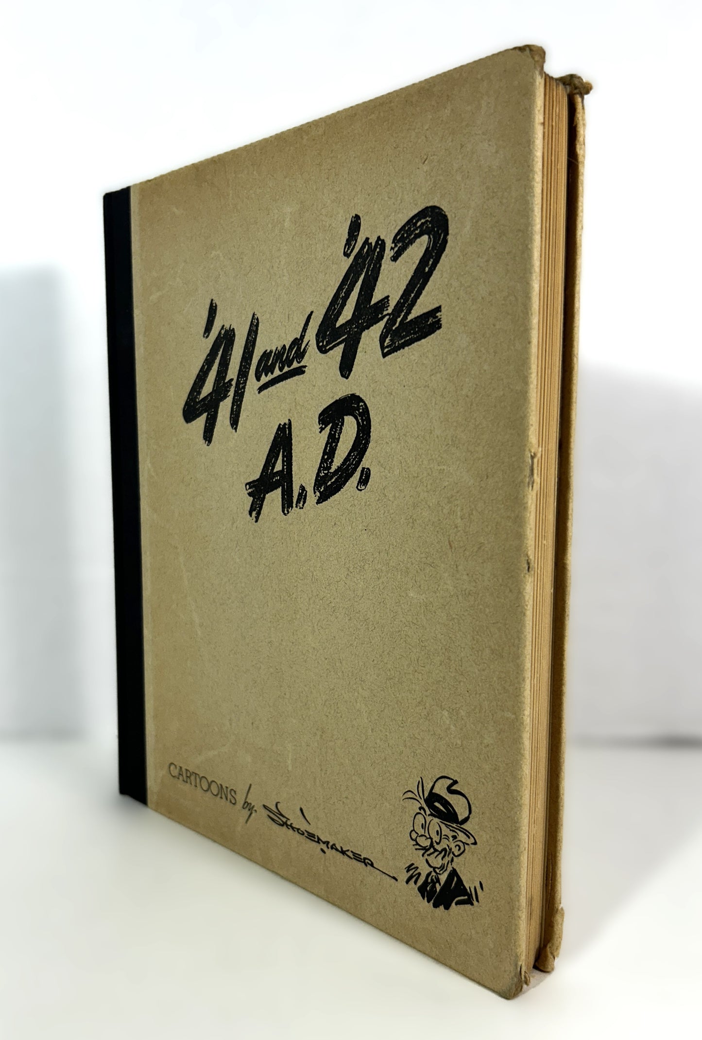 '41 and '42 AD Cartoons by Vaughn Shoemaker 1942 SIGNED
