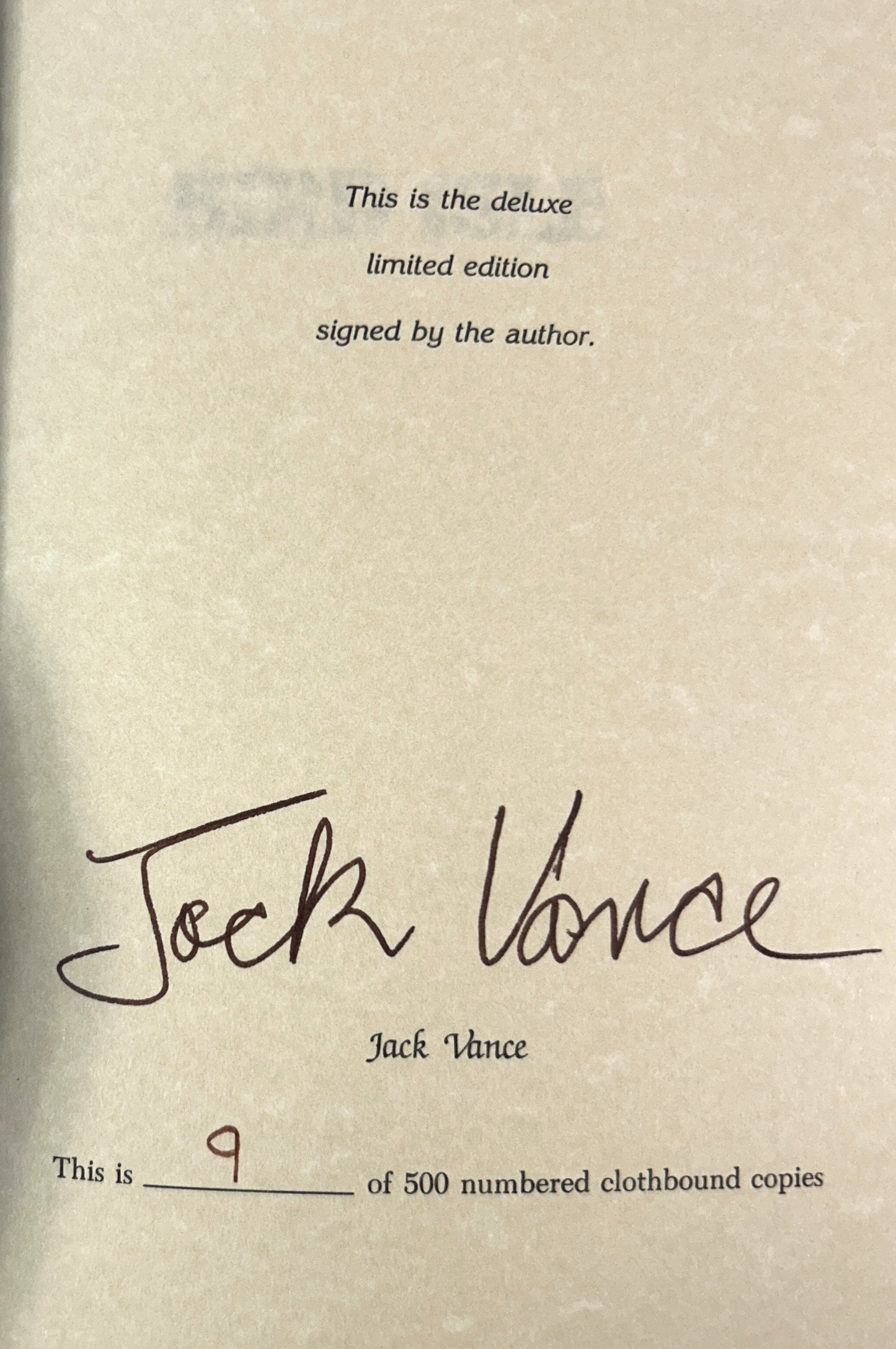 Bird Isle/Take My Face by Jack Vance Box Set SIGNED Ltd Ed 1st Ed