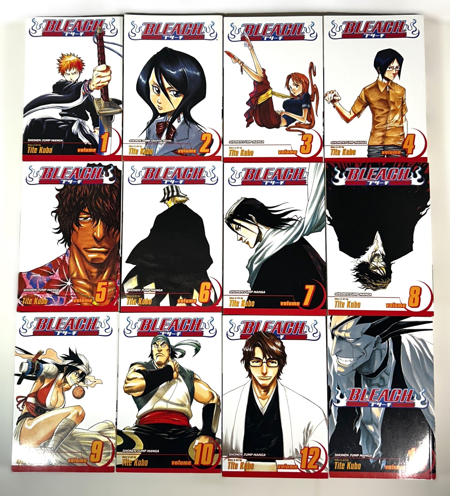 Set of 18 Bleach by Tite Kubo 2008 #1-10, #12-19