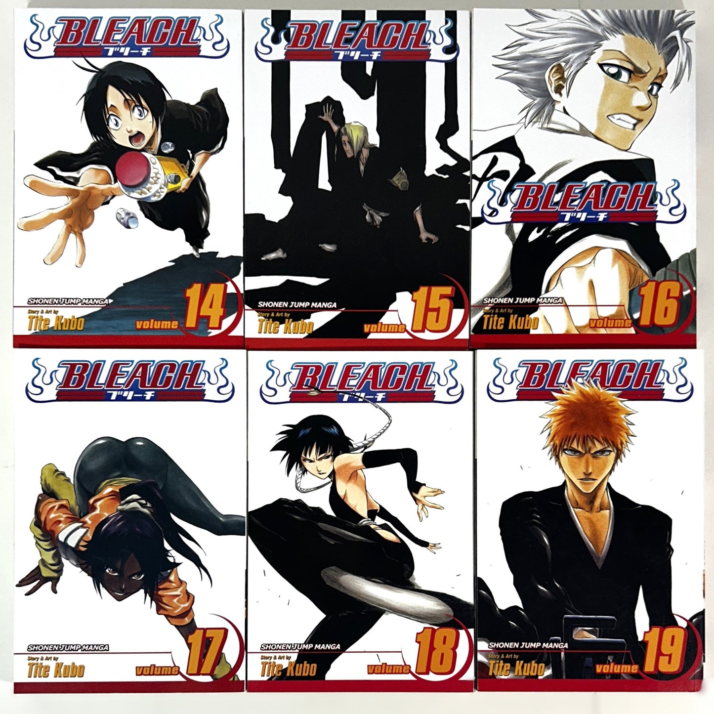 Set of 18 Bleach by Tite Kubo 2008 #1-10, #12-19