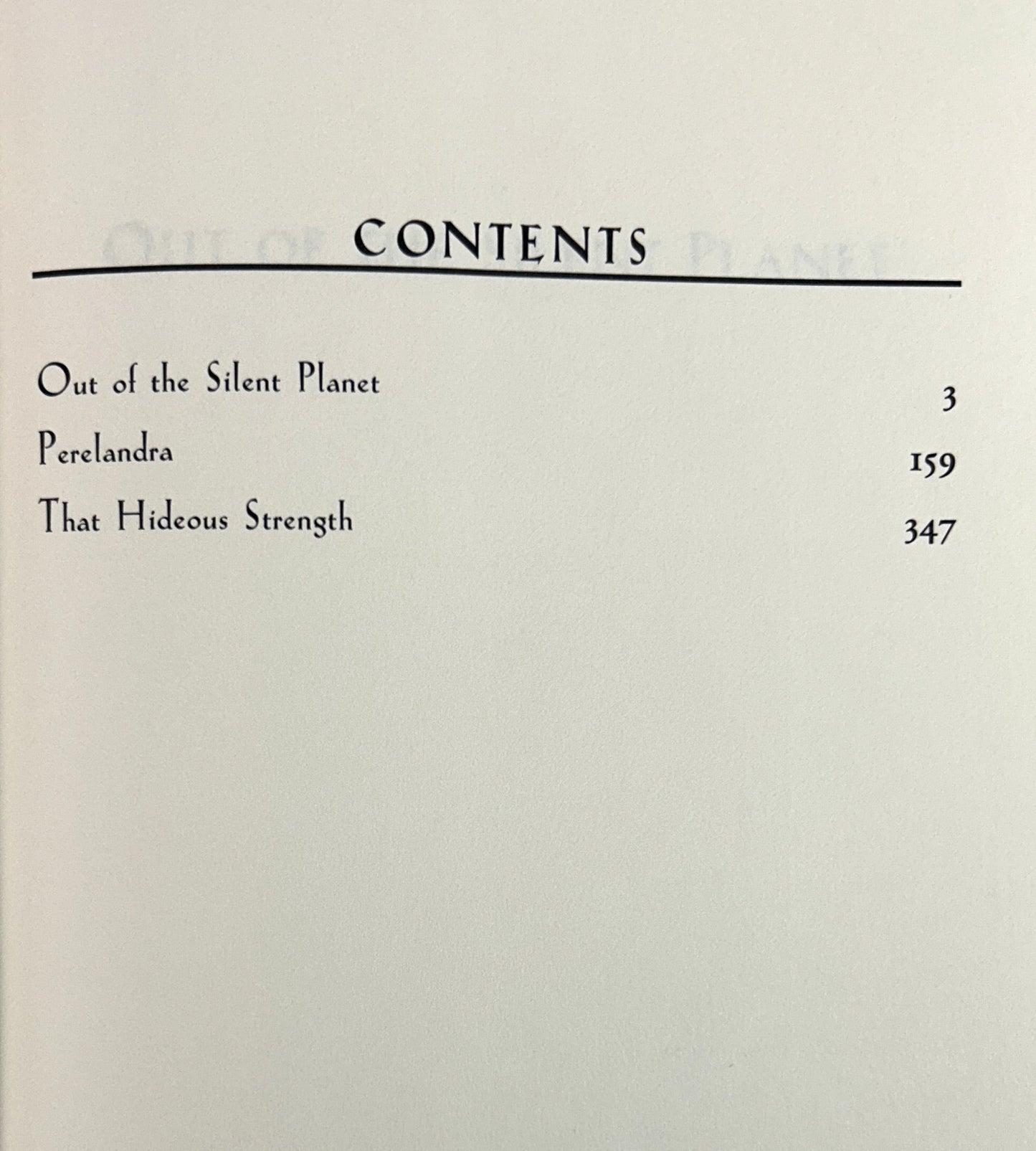 The Space Trilogy by CS Lewis 1997