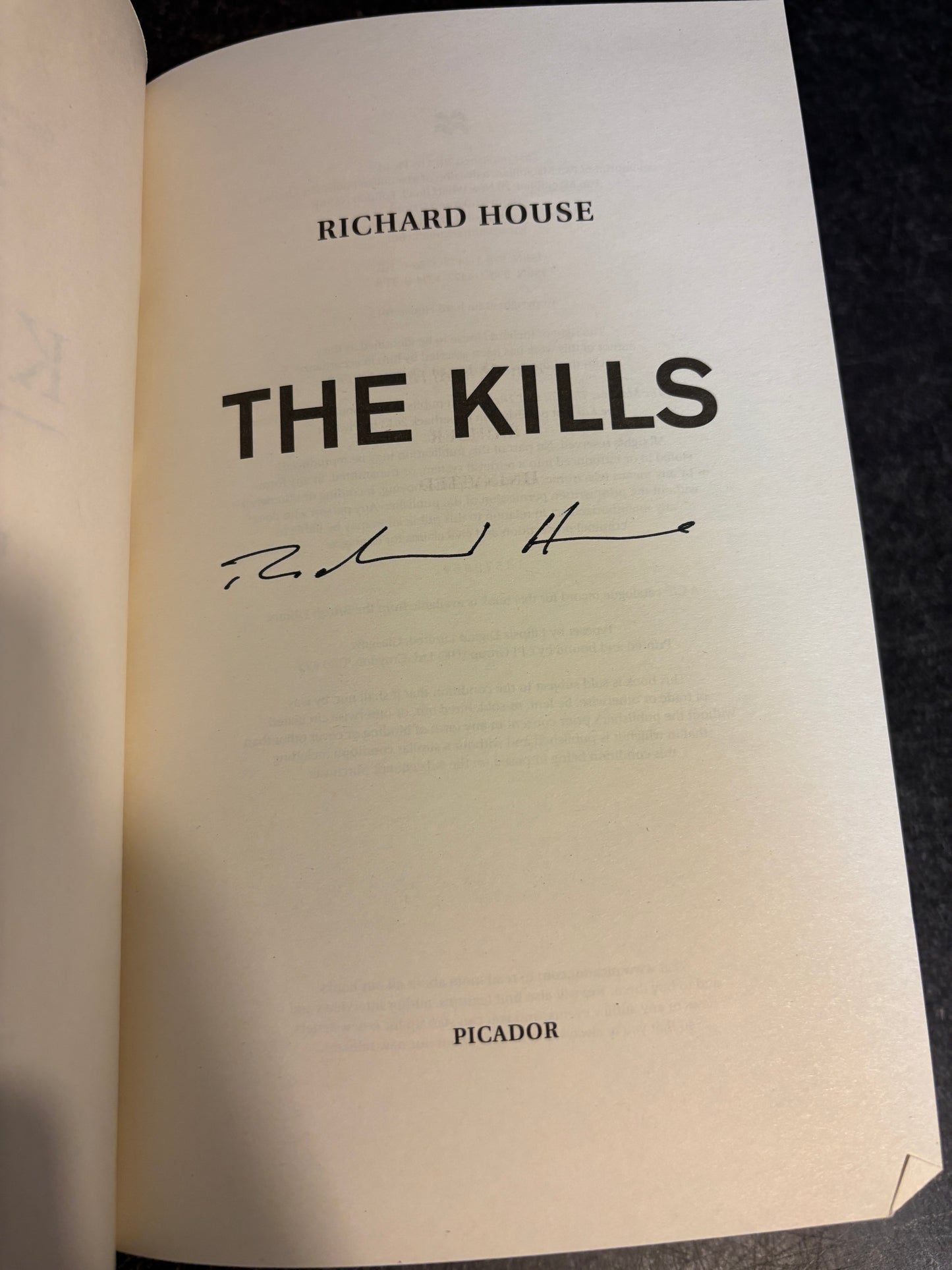The Kills by Richard House SIGNED 1st Edition 4-in-1 Omnibus in Slipcase