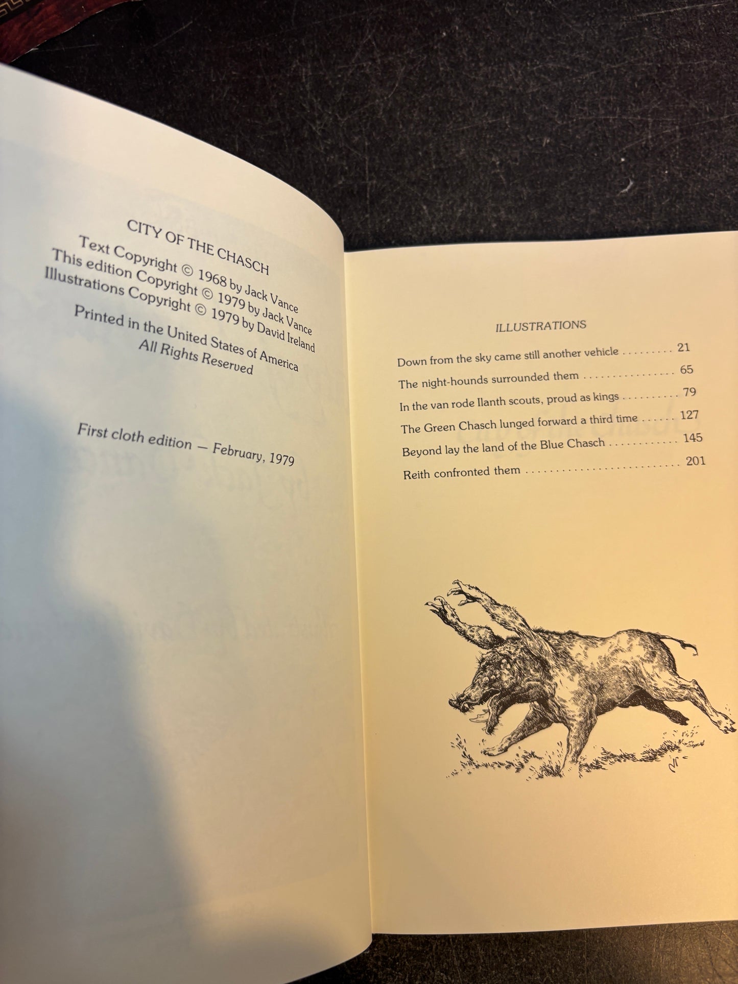 Complete Tschai Planet of Adventure by Jack Vance 4 Volume HB Set 1st Editions Illustrated