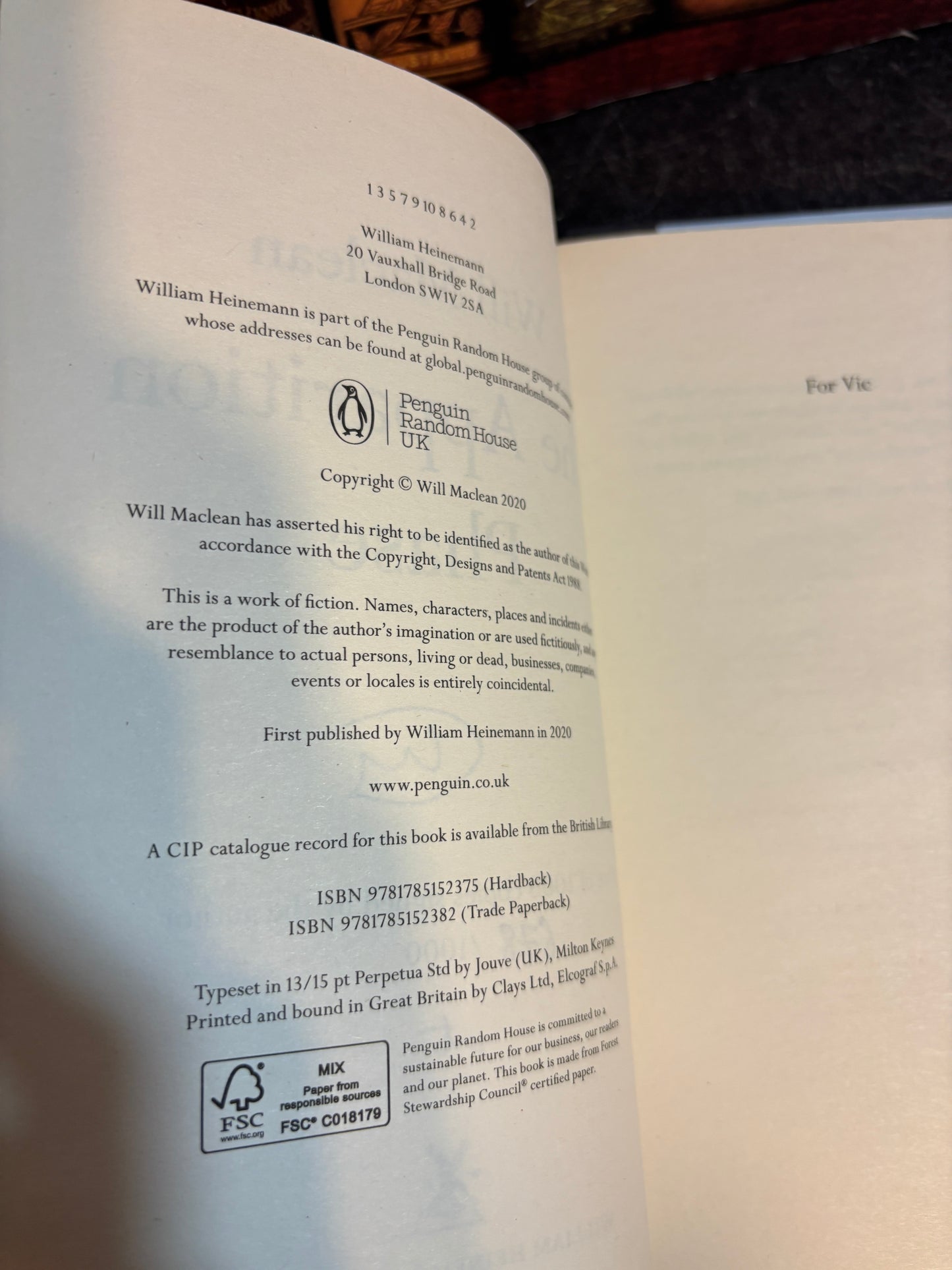 The Apparition Phase by Will Maclean SIGNED Limited Edition #678/1000 Goldsboro 1st Edition