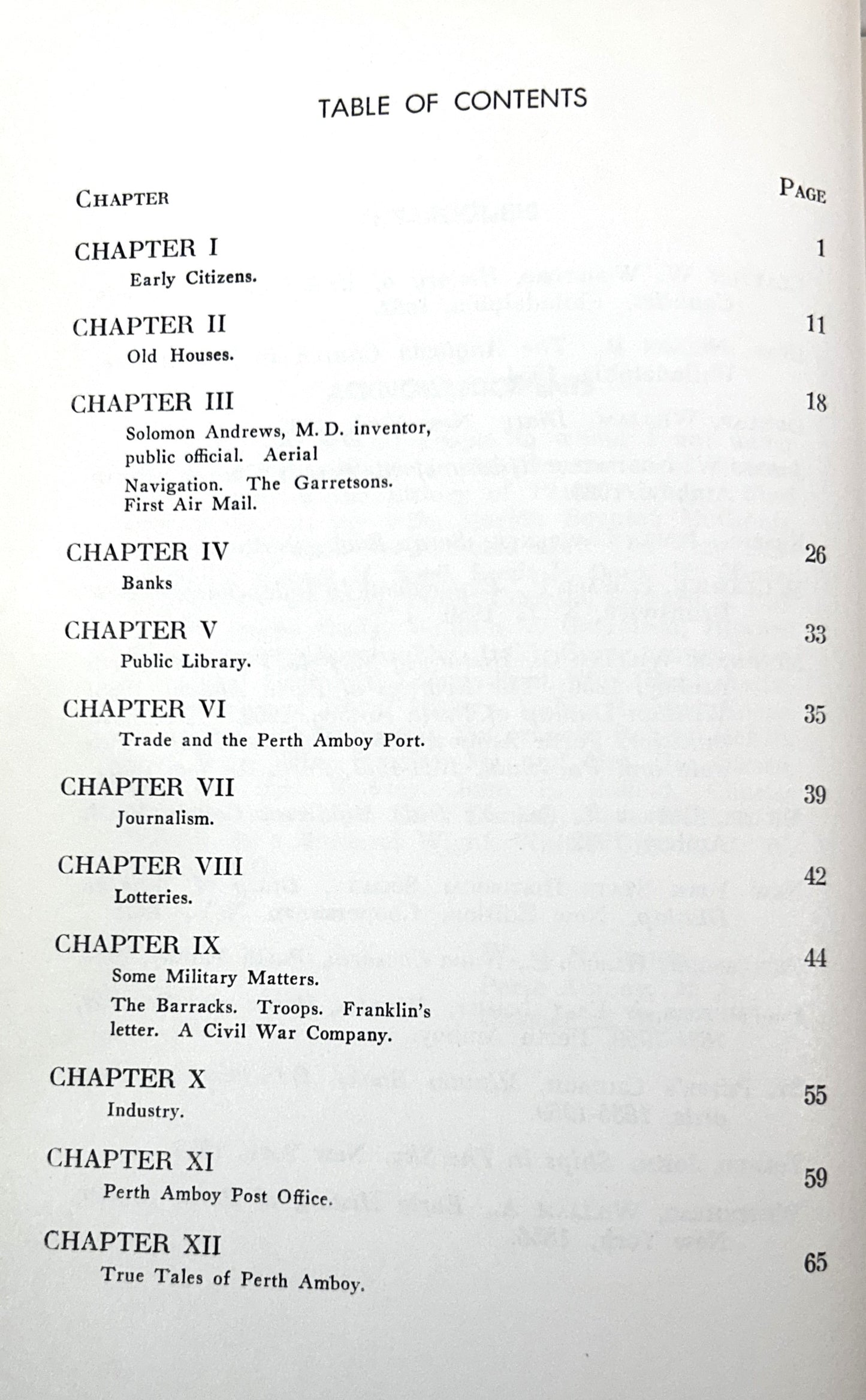 Set of 4 History of Perth Amboy by William C. McGinnis 1958-1962 SIGNED