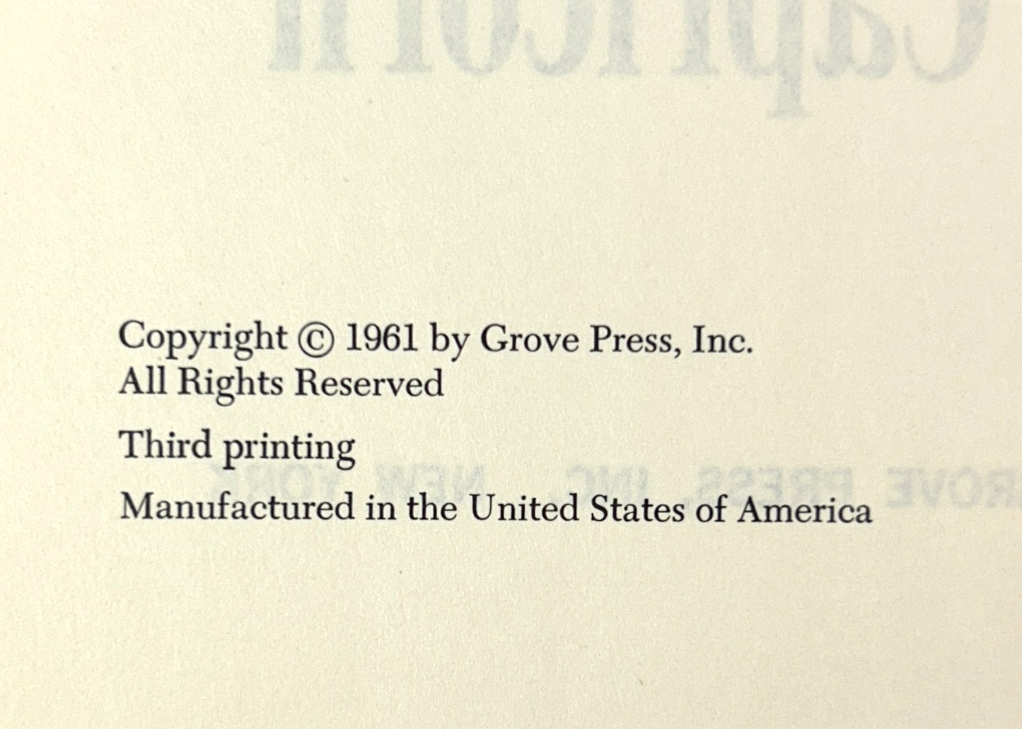 Grove Press: Set of 3 Henry Miller 1961-1963 3rd Printing