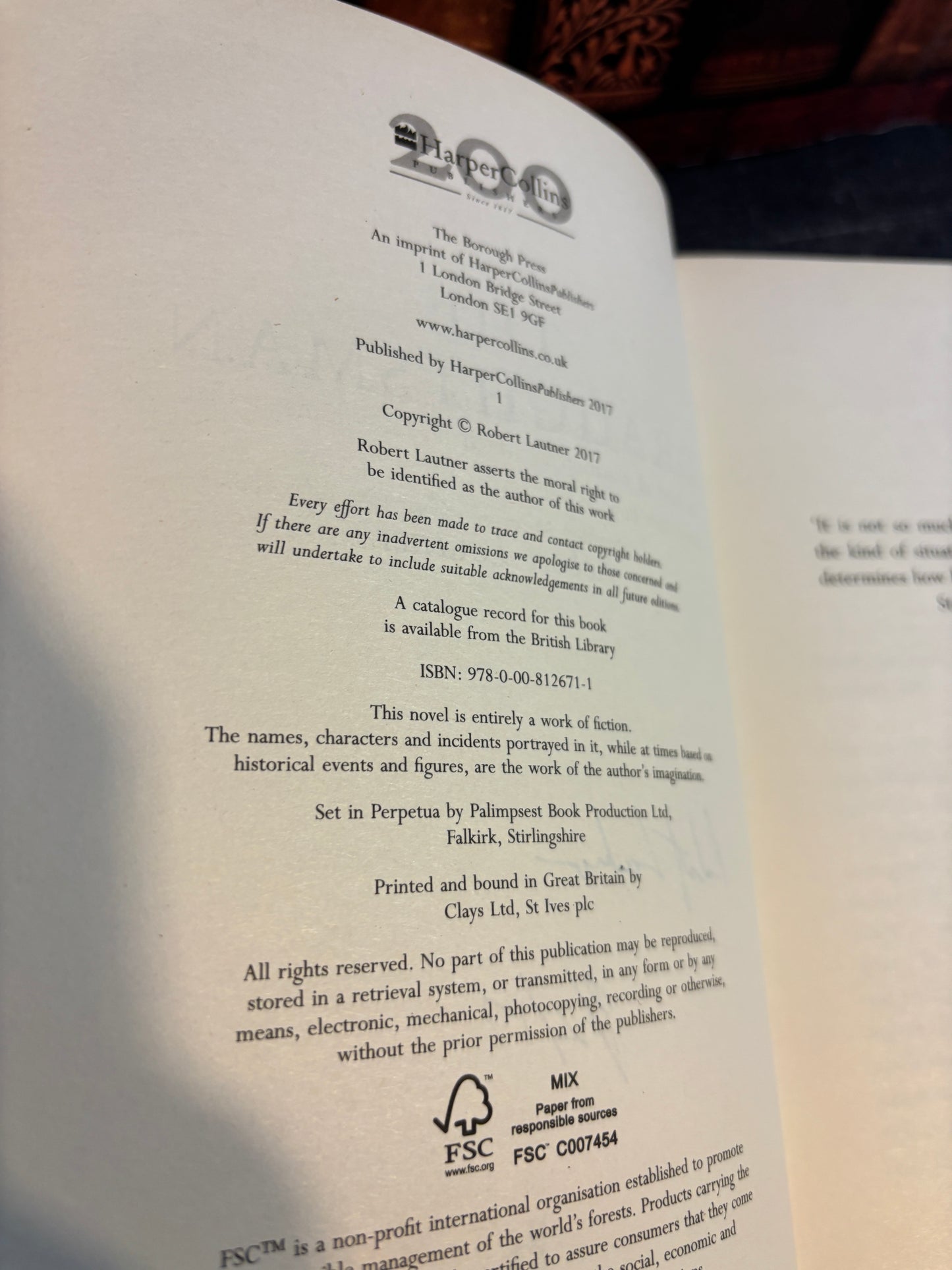 The Draughtsman by Robert Lautner SIGNED 1st Edition 2017 Hardcover