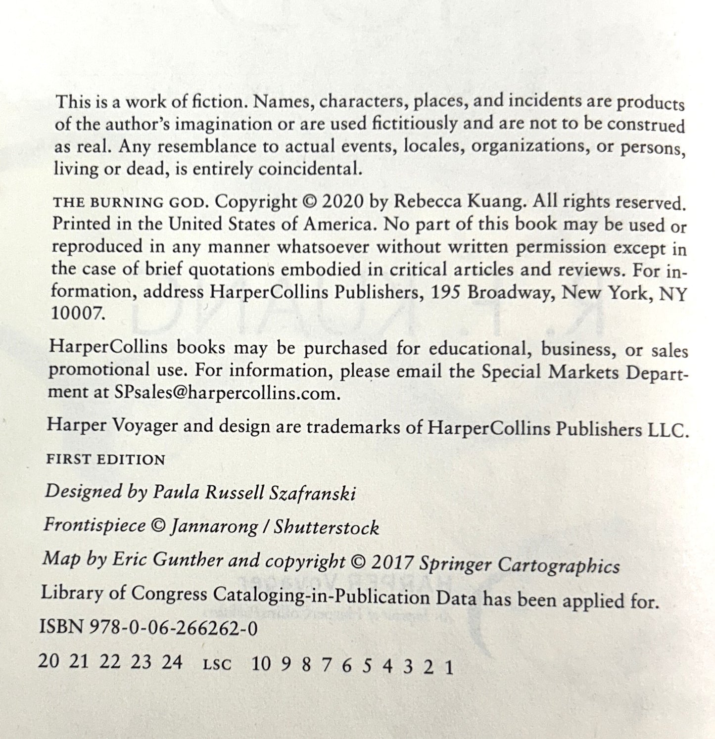 Poppy War Trilogy by RF Kuang 2018-2020 1 SIGNED 2 1st Ed/1st Prints