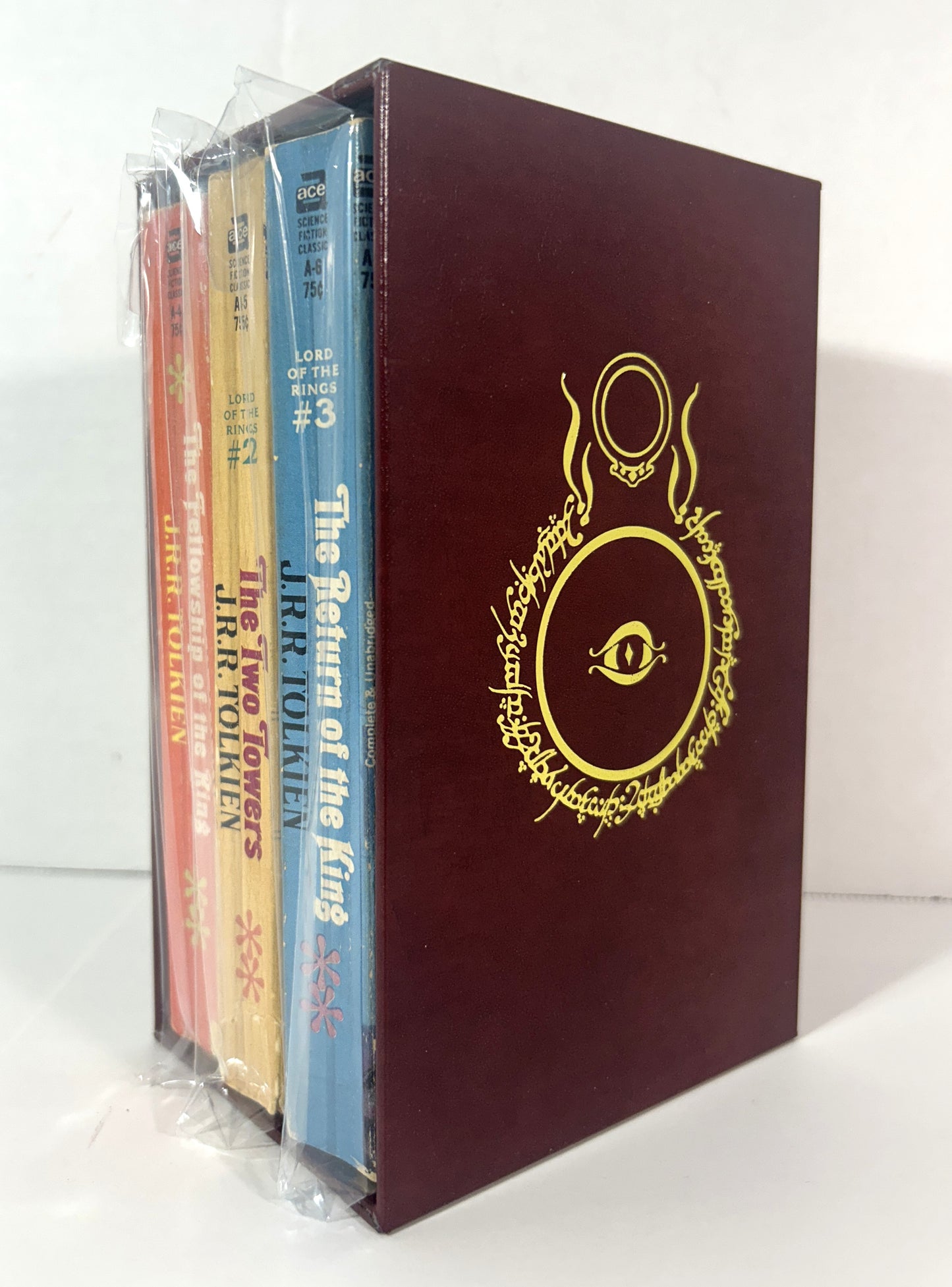 The Lord of the Rings by JRR Tolkien ACE Unauthorized Editions w/ Custom Slipcase