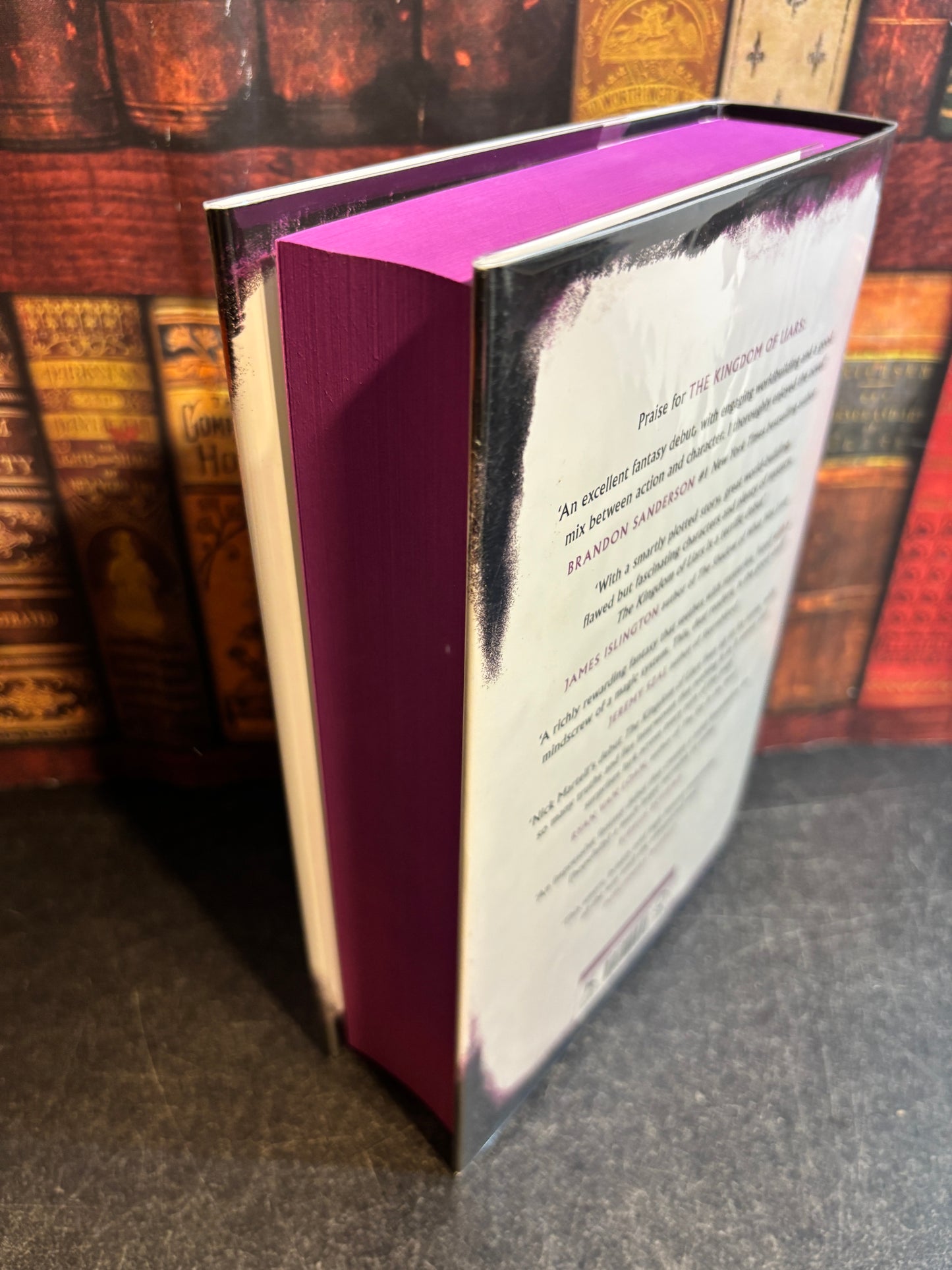 The Two Faced Queen by Nick Martell SIGNED Limited #197/250 1st Edition w/ Sprayed Edges