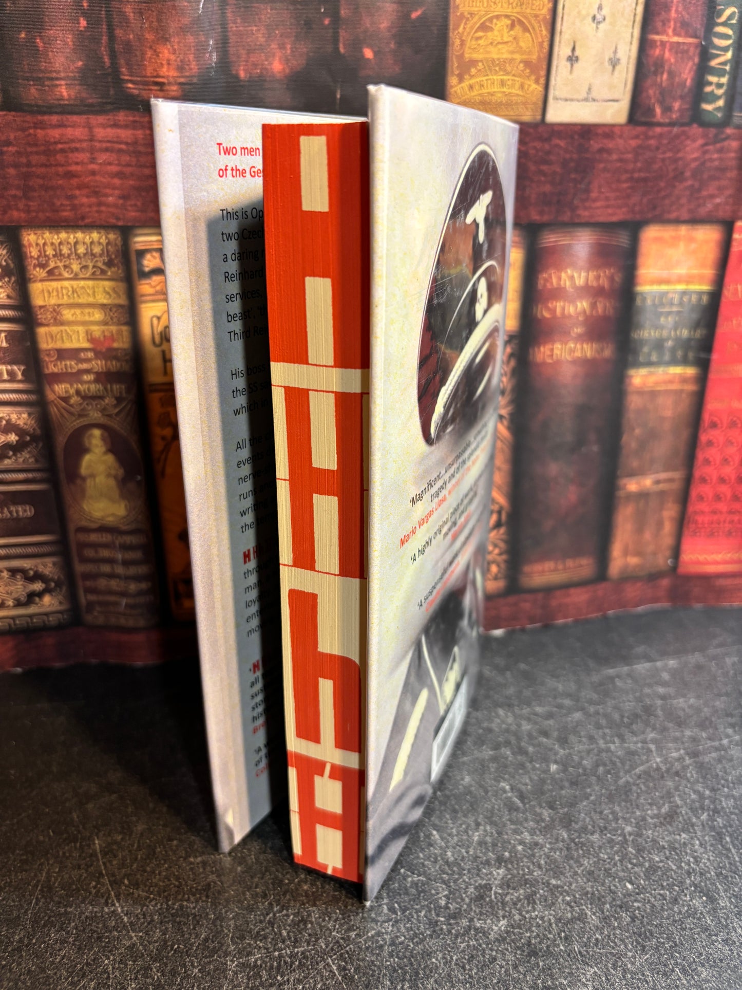 HHhH by Laurent Binet SIGNED 1st Edition UK w/ Sprayed Edges 2012 Hardcover