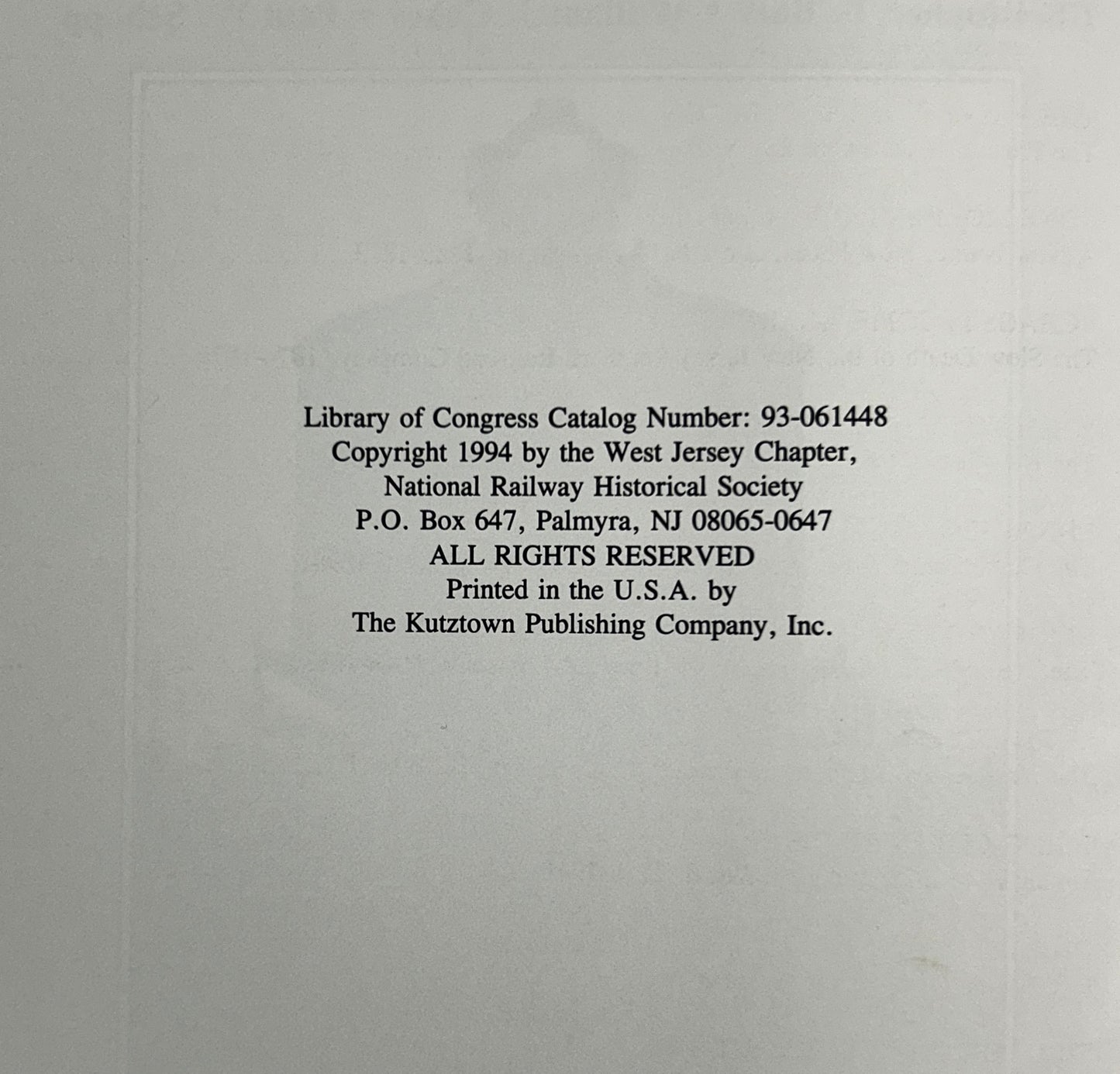 The Trail of the Blue Comet by Christopher T. Baer William J. Coxey & Paul W. Schopp 1994