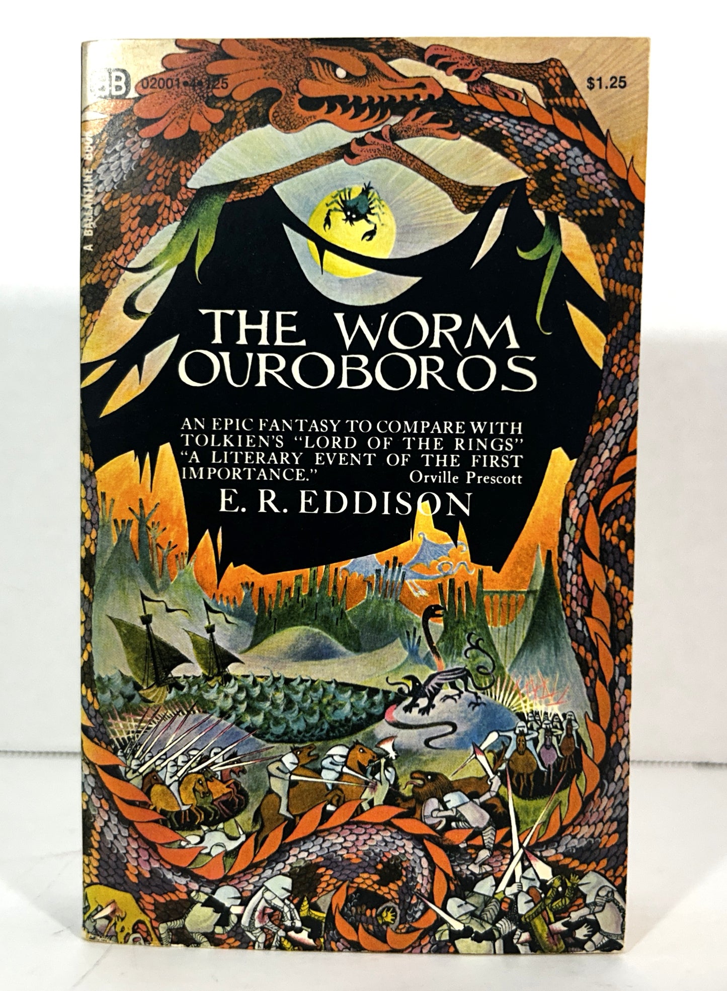 The Worm of Ouroboros by ER Eddison 1972 6th Printing