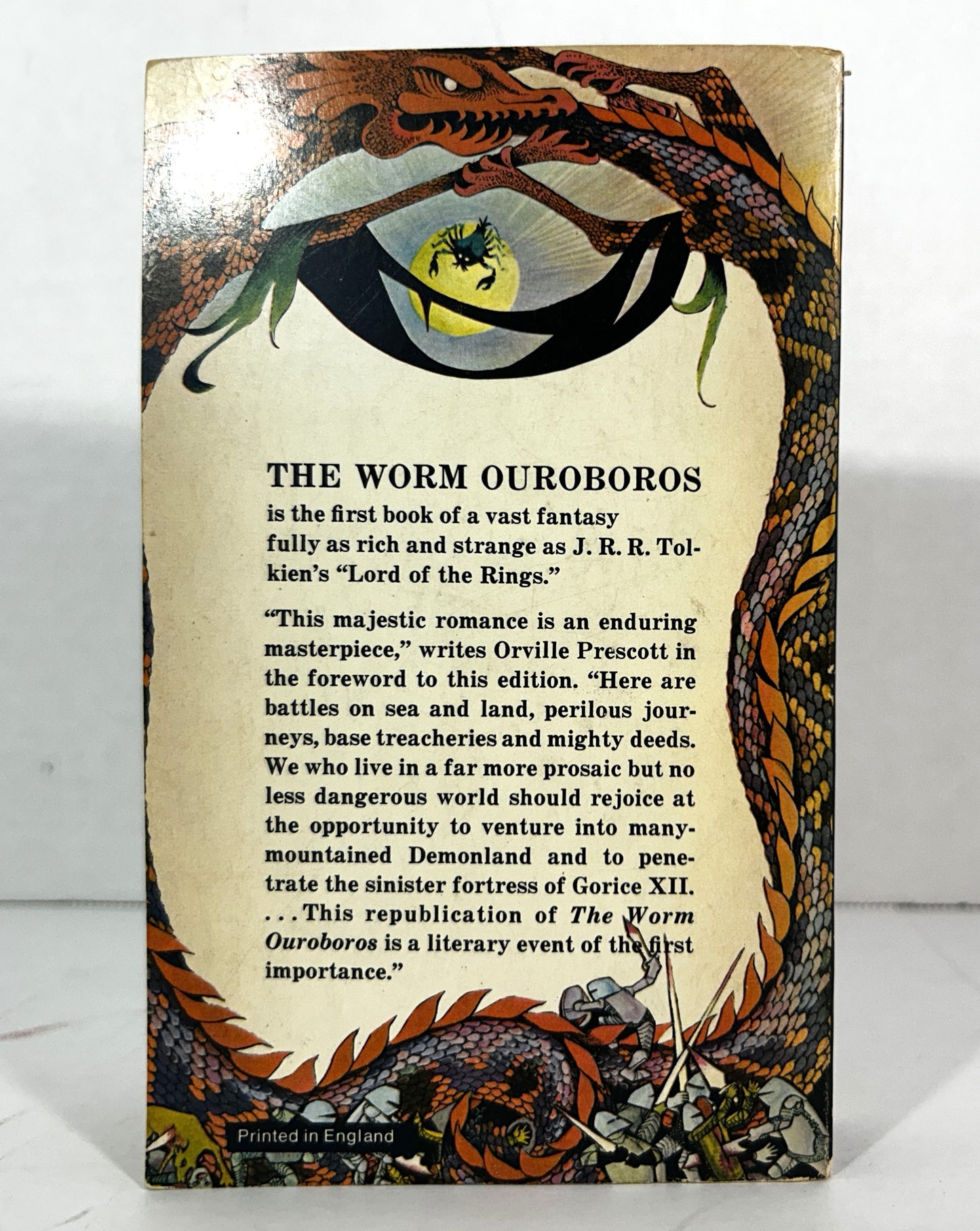 The Worm of Ouroboros by ER Eddison 1972 6th Printing