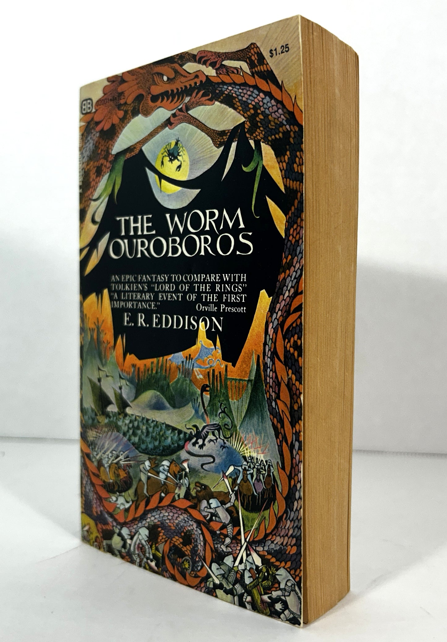 The Worm of Ouroboros by ER Eddison 1972 6th Printing