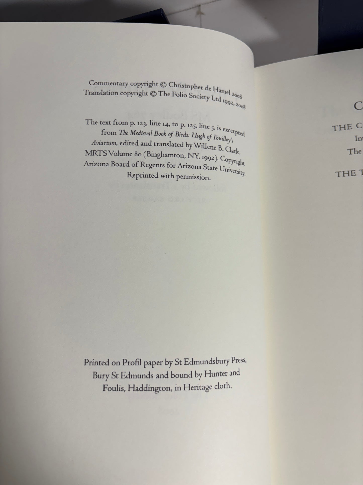 Folio Society: Liber Bestiarum Bodley 764 Deluxe Limited Edition 2 Vol Facsimile in Clamshell