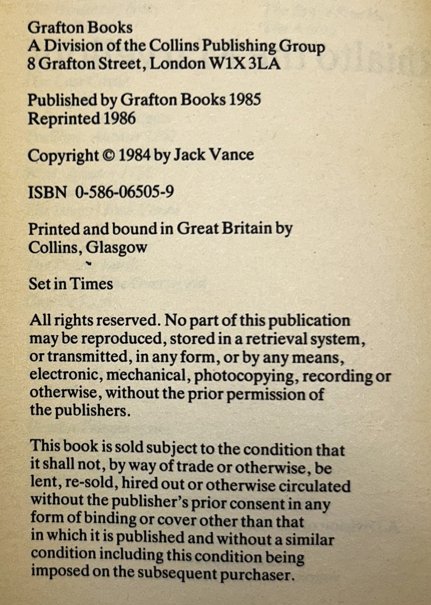Complete Set of Dying Earth Series by Jack Vance 1977-1986