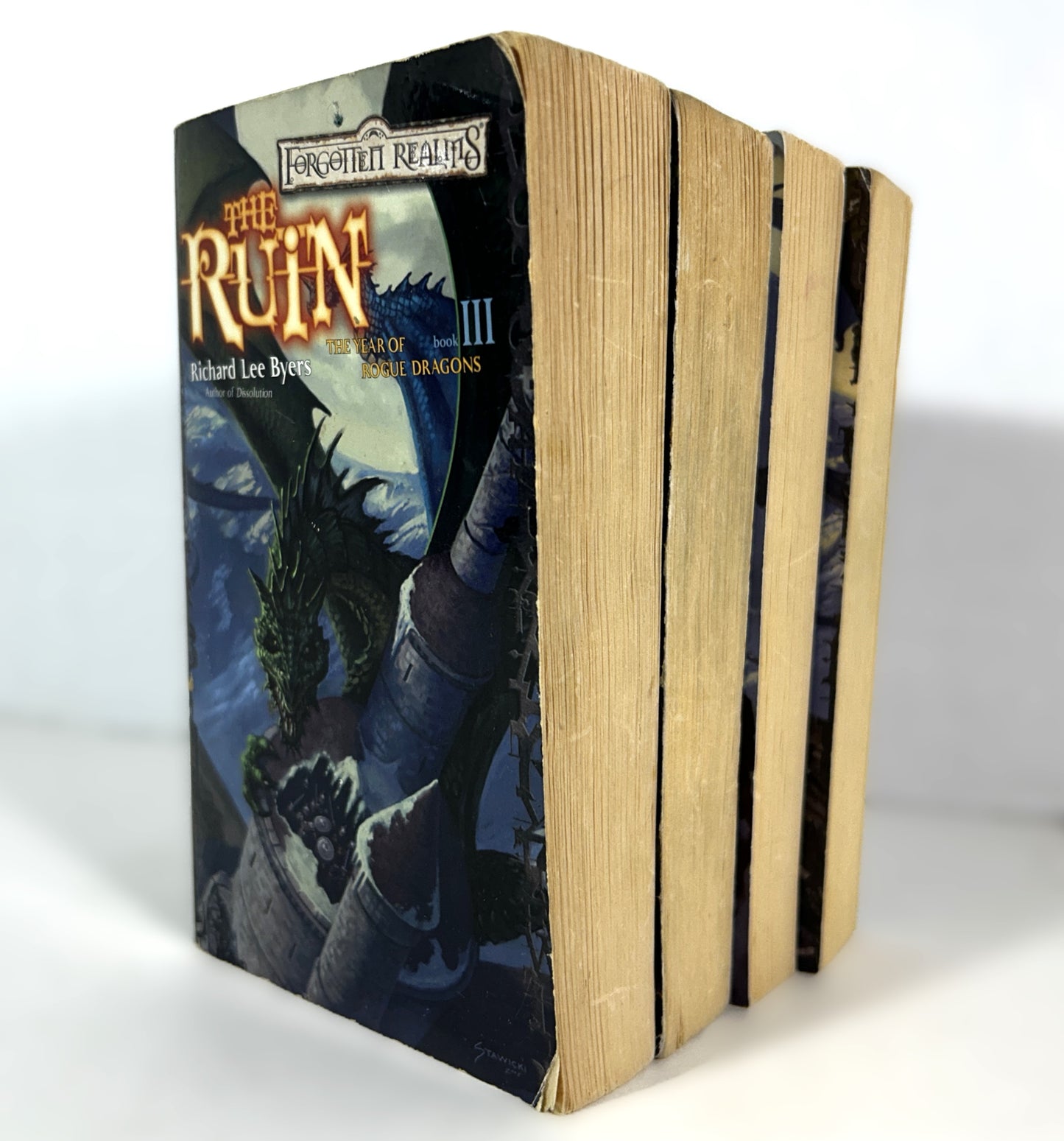 Set of 4 Forgotten Realms The Year of Rogue Dragons by Philip Athans & Richard Lee Byers 2004-2006