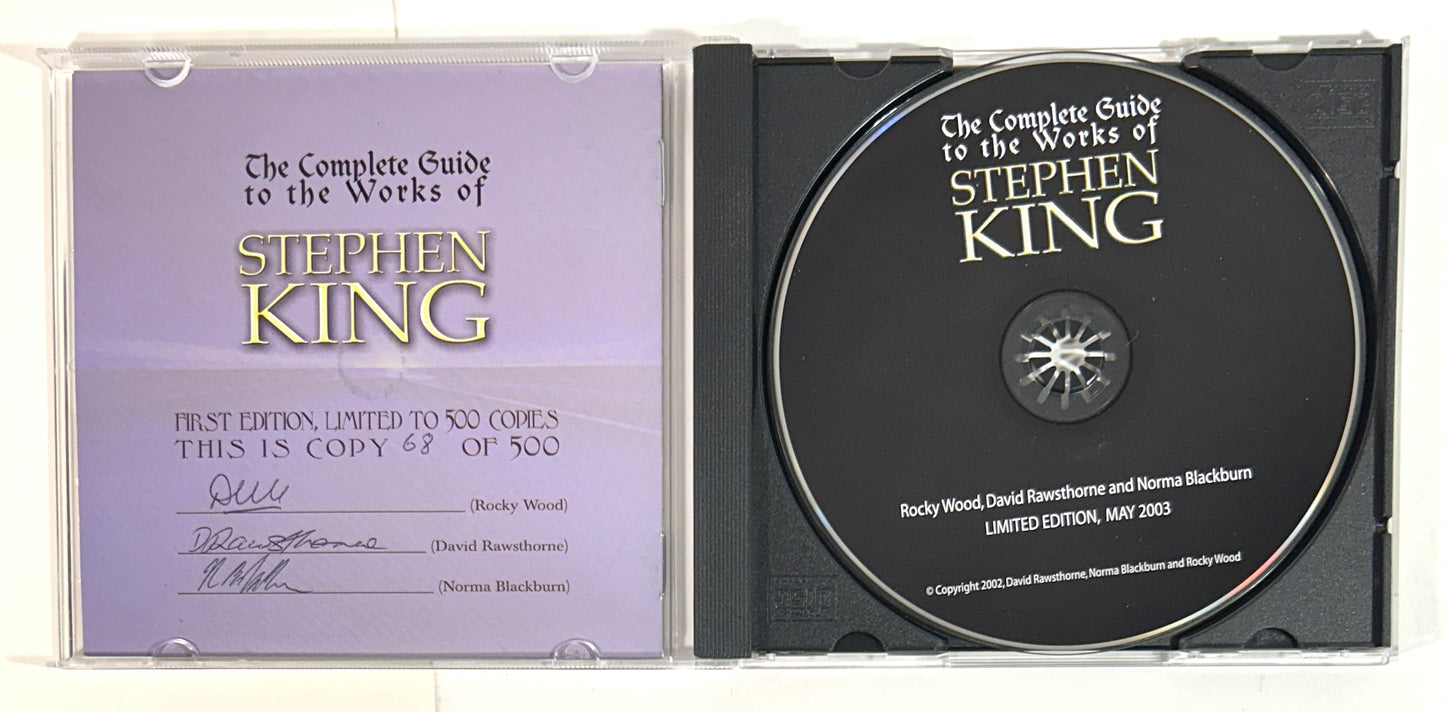 The Complete Guide to the Works of Stephen King SIGNED x3 Limited Edition AUDIOBOOK 2003