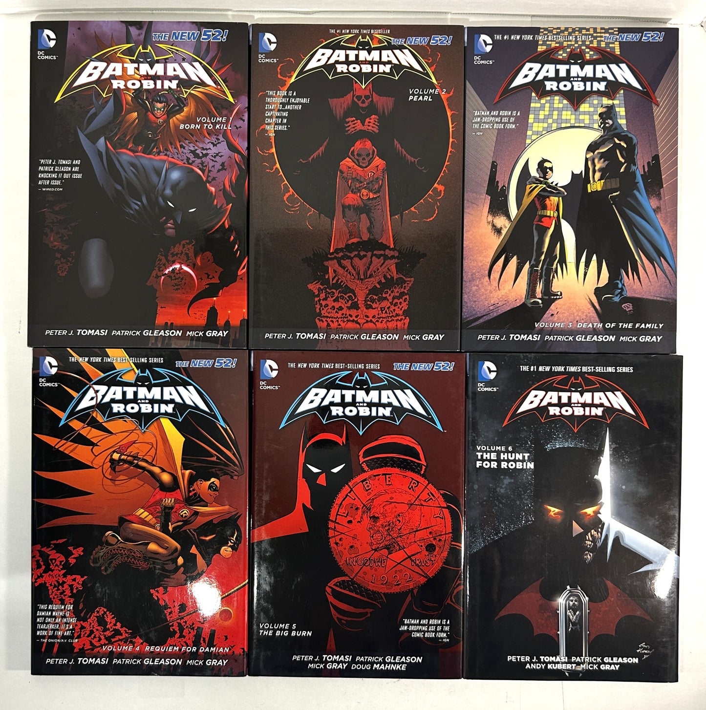 DC Comics: Set of 6 Batman & Robin 2012-2015