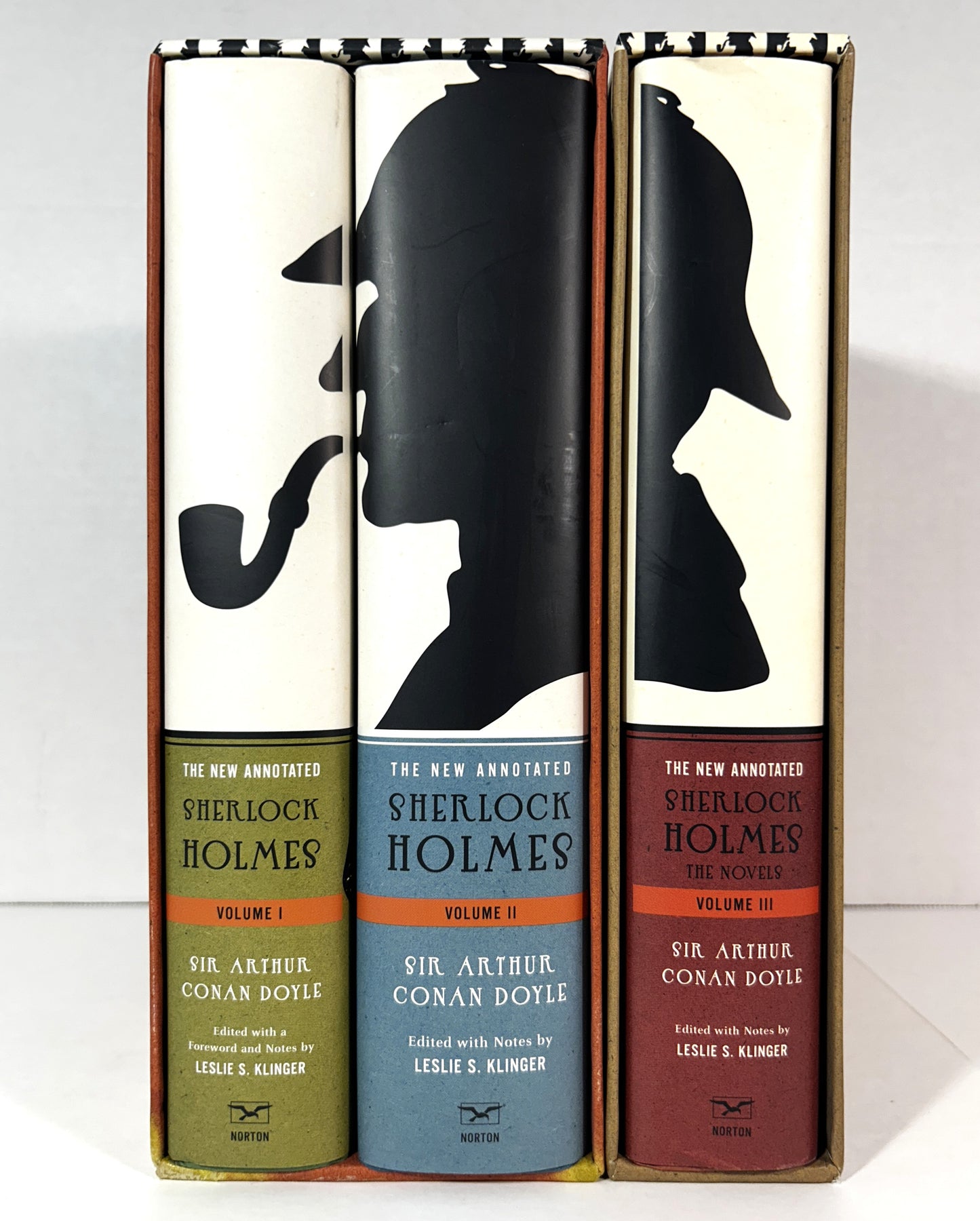 Set of 3 New Annotated Sherlock Holmes by Arthur Conan Doyle 2005-2006