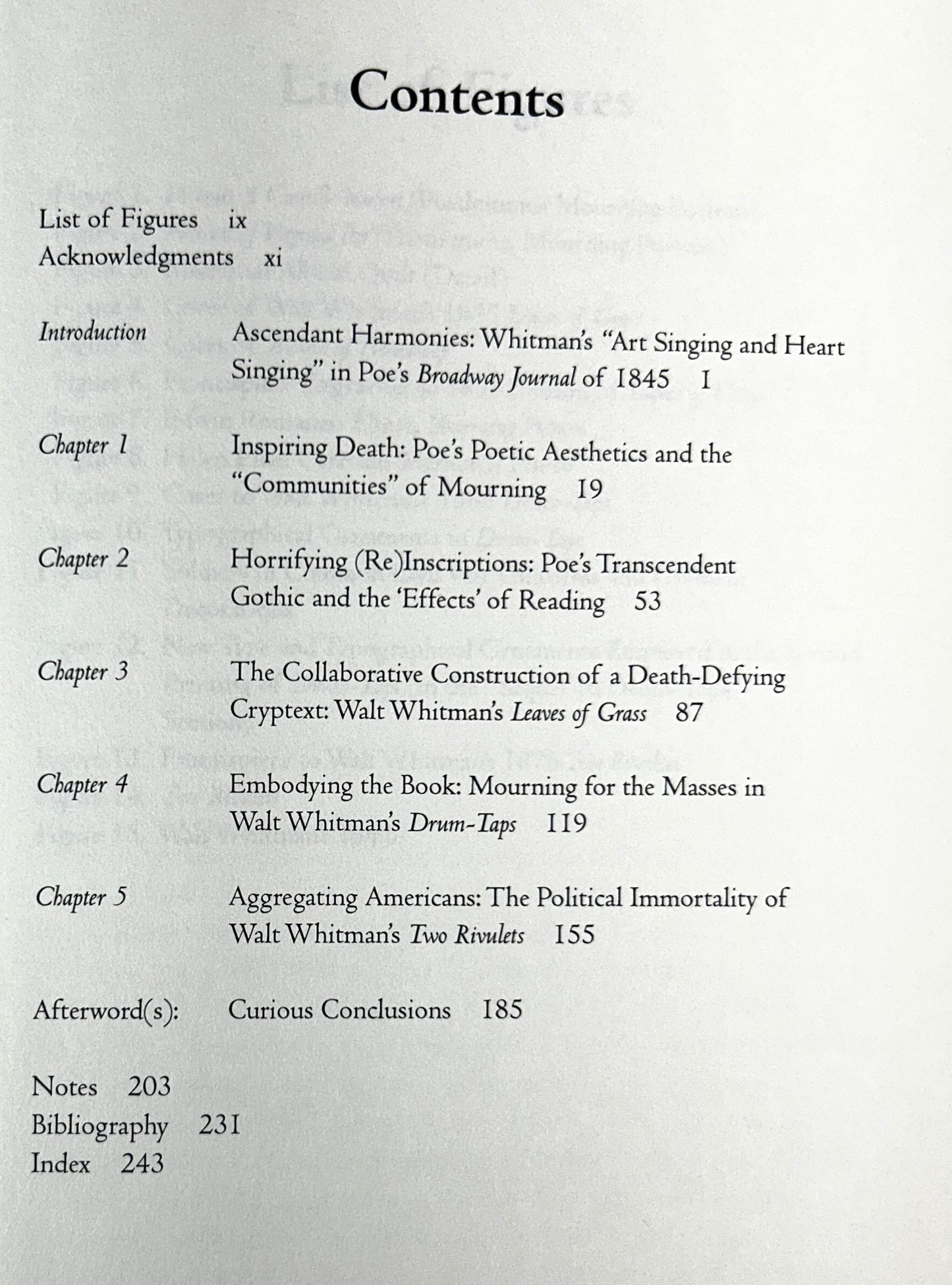 Communities of Death: Whitman, Poe & the American Culture of Mourning by Adam Bradford 2014
