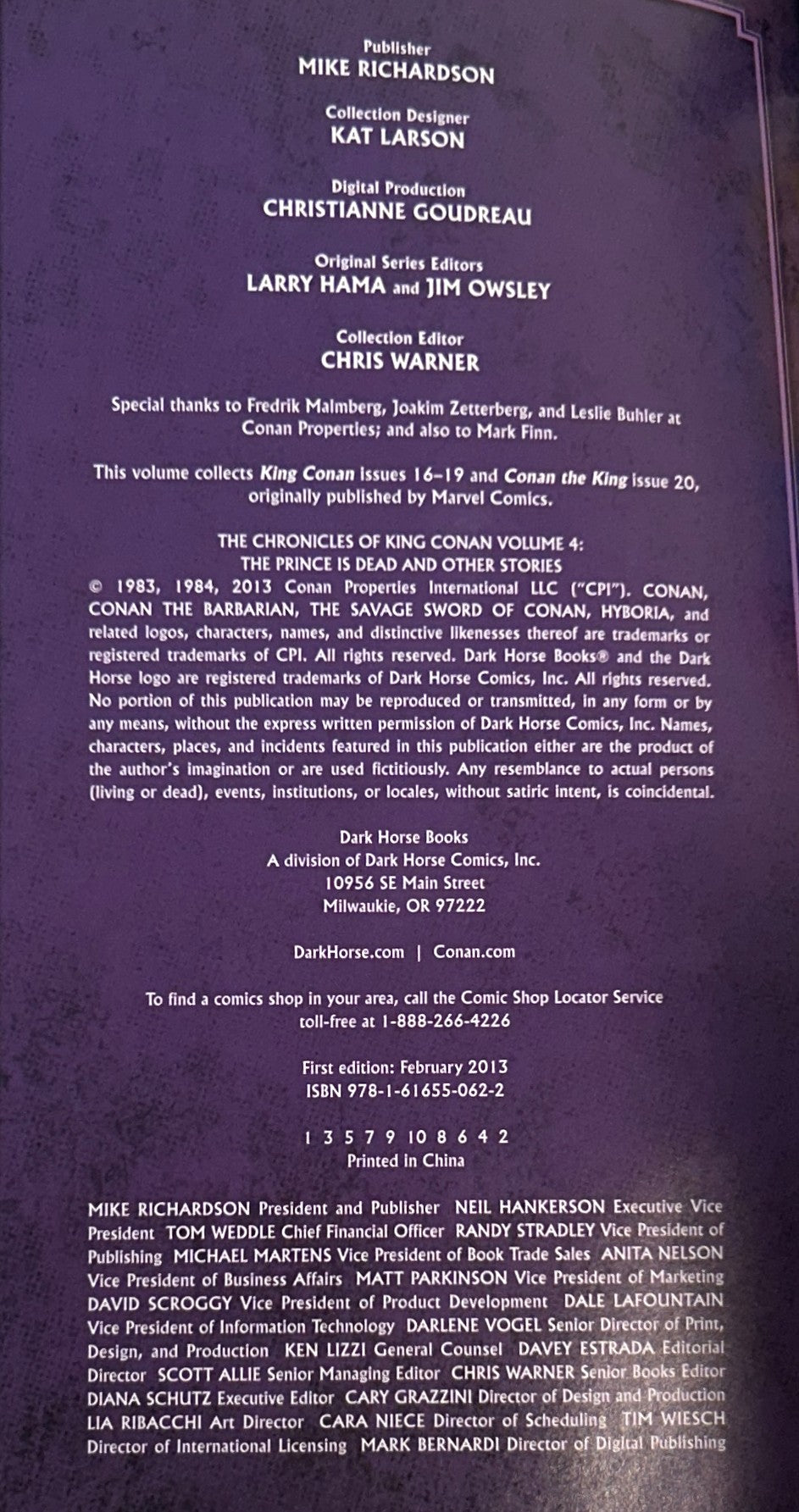 Set of 3 The Chronicles of King Conan 2012-2015 1st Printings
