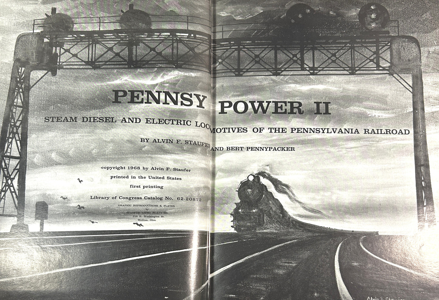 Set of 3 Pennsy Power by Alvin F. Staufer 1962-1993