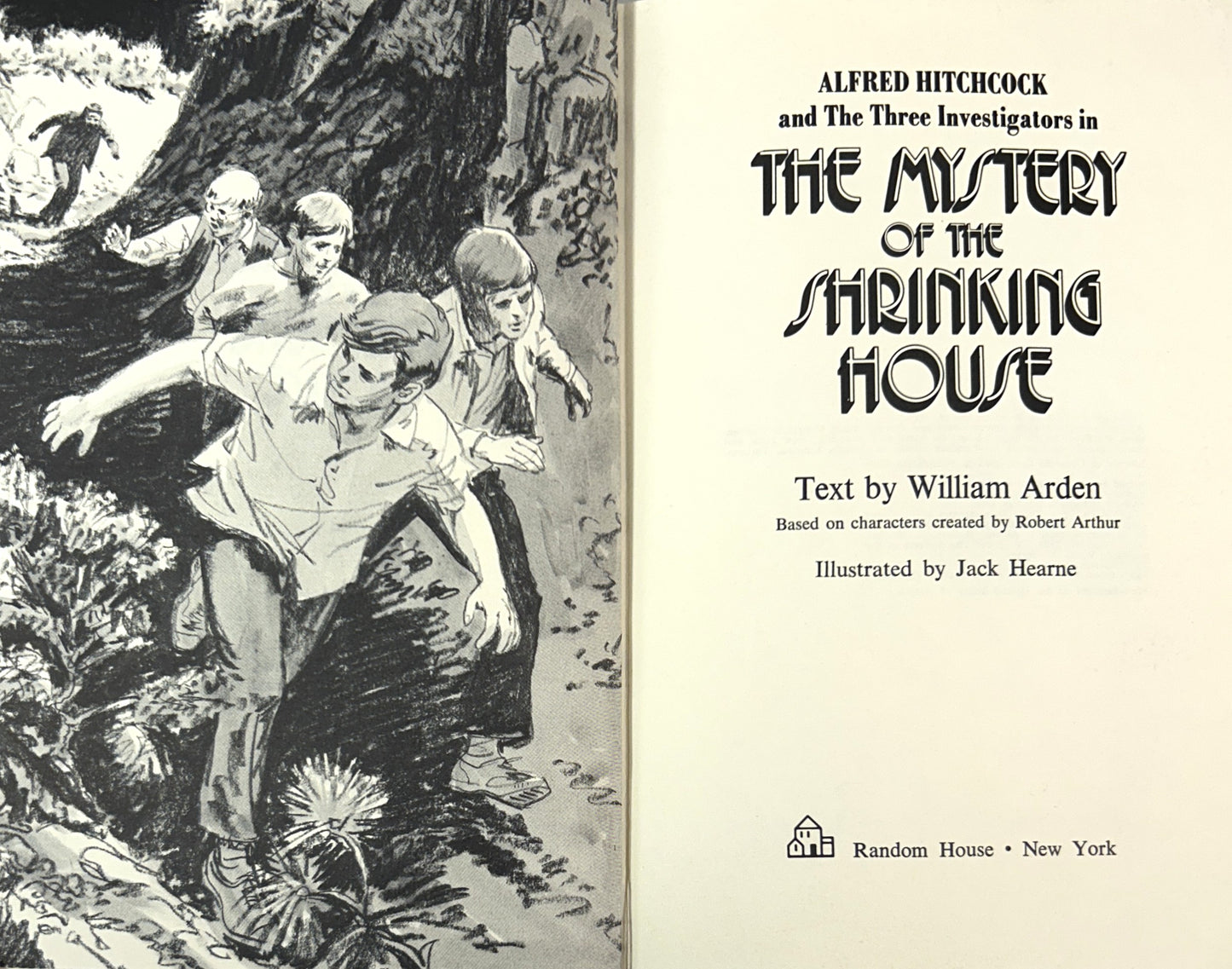 The Mystery of the Shrinking House (Alfred Hitchcock & the Three Investigators #18) stated 1972 Later Print