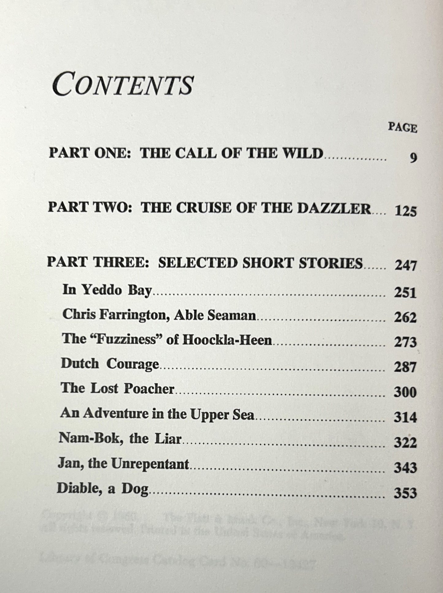 Jack London Stories 1960