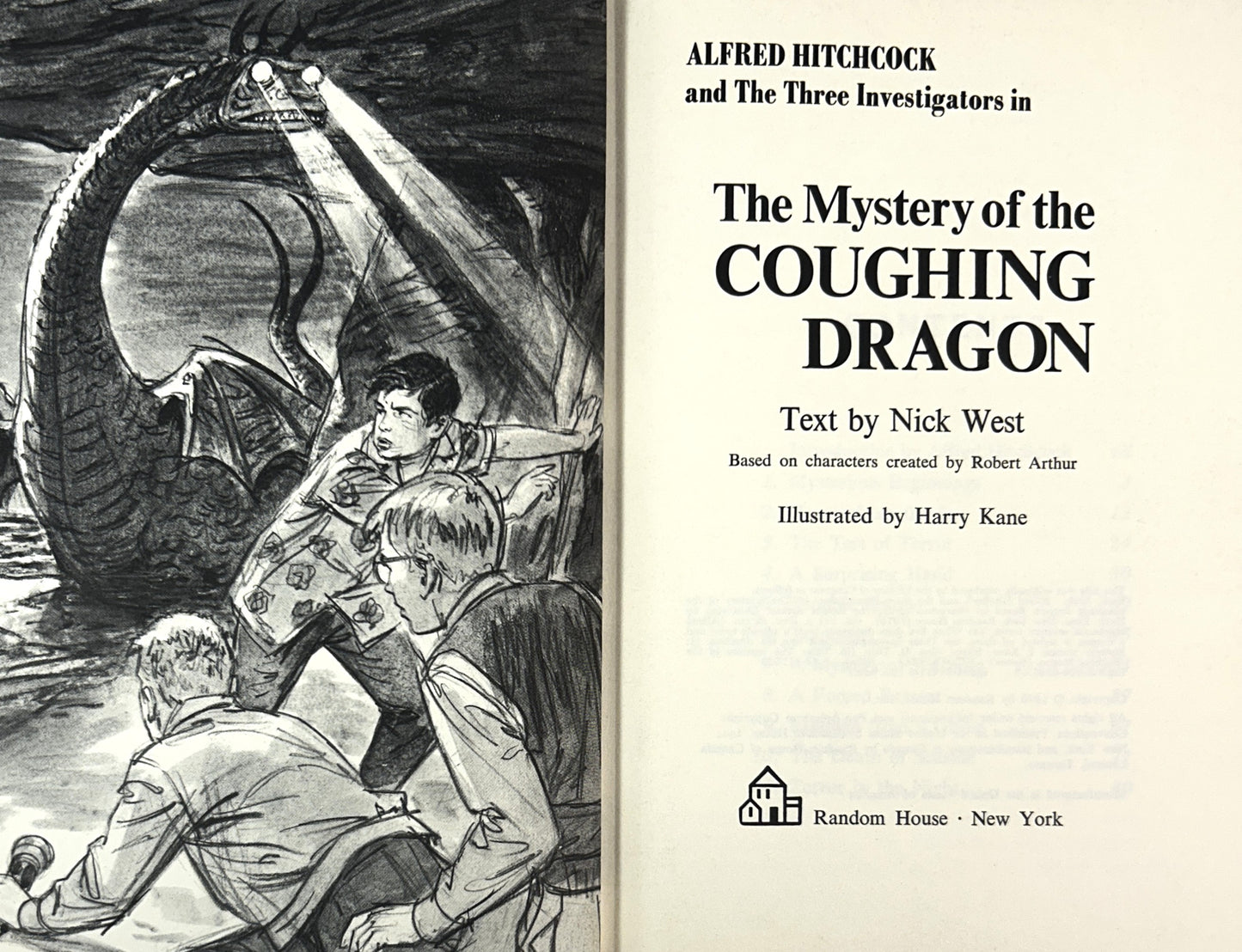 The Mystery of the Coughing Dragon (Alfred Hitchcock & the Three Investigators #14) stated 1970 Later Print