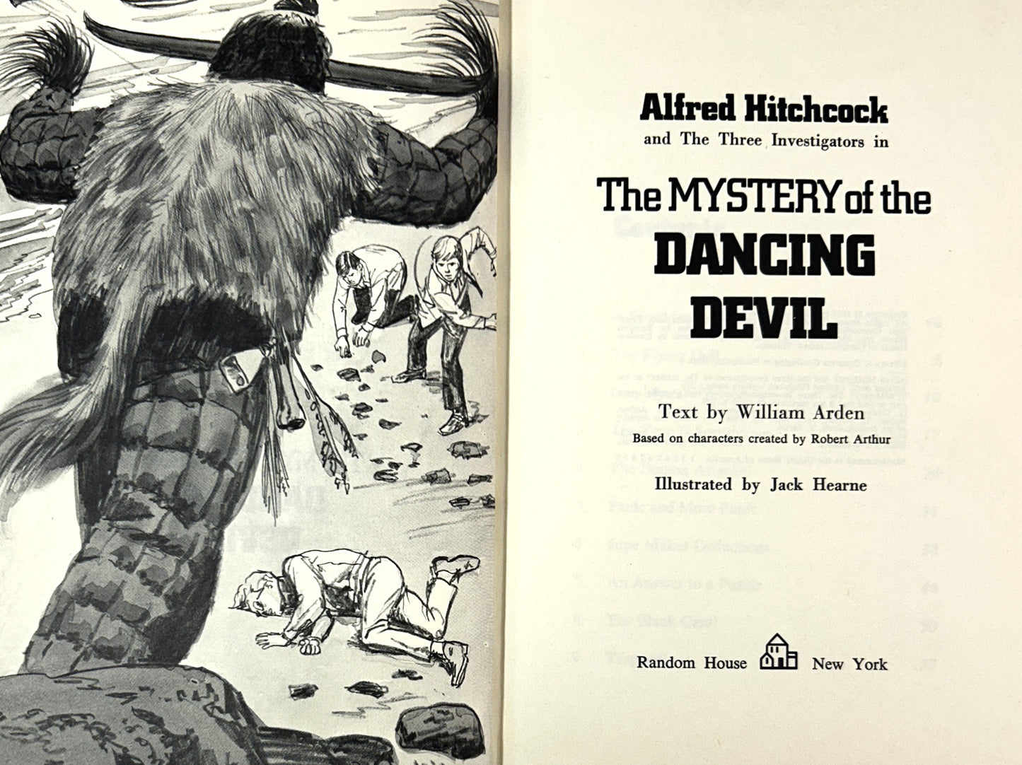 The Mystery of the Dancing Devil (Alfred Hitchcock & the Three Investigators #25) stated 1976 Later Print