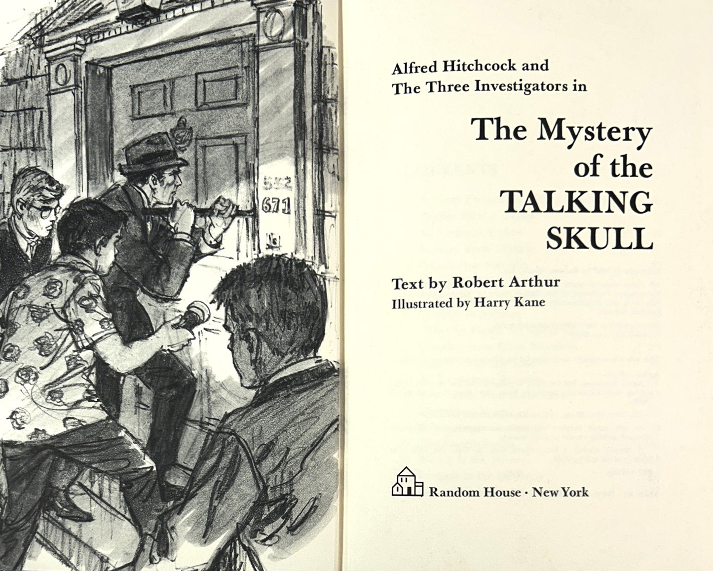 The Mystery of the Talking Skull (Alfred Hitchcock & the Three Investigators #11) stated 1969 Later Print