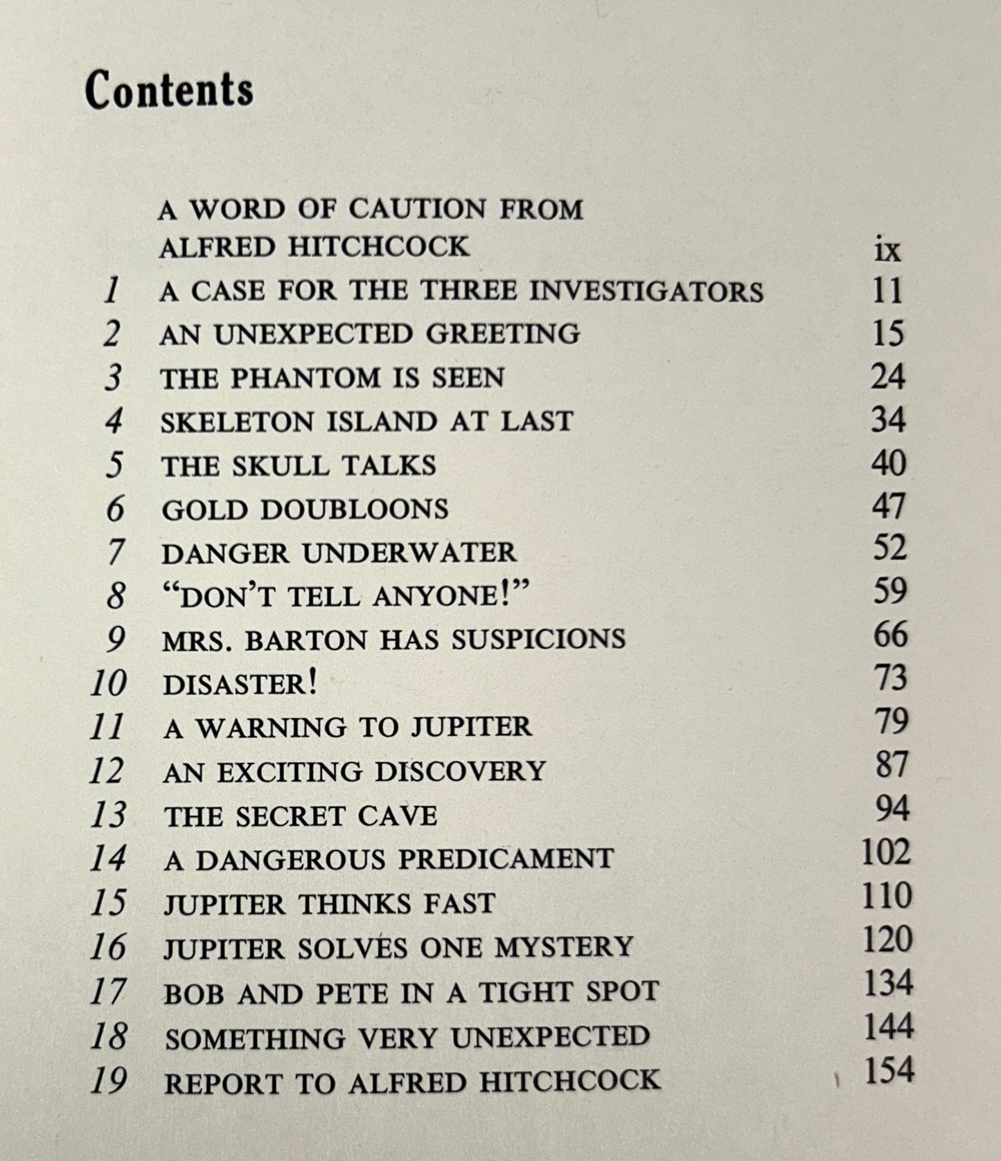 The Secret of Skeleton Island (Alfred Hitchcock & the Three Investigators #6) stated 1966 Later Print