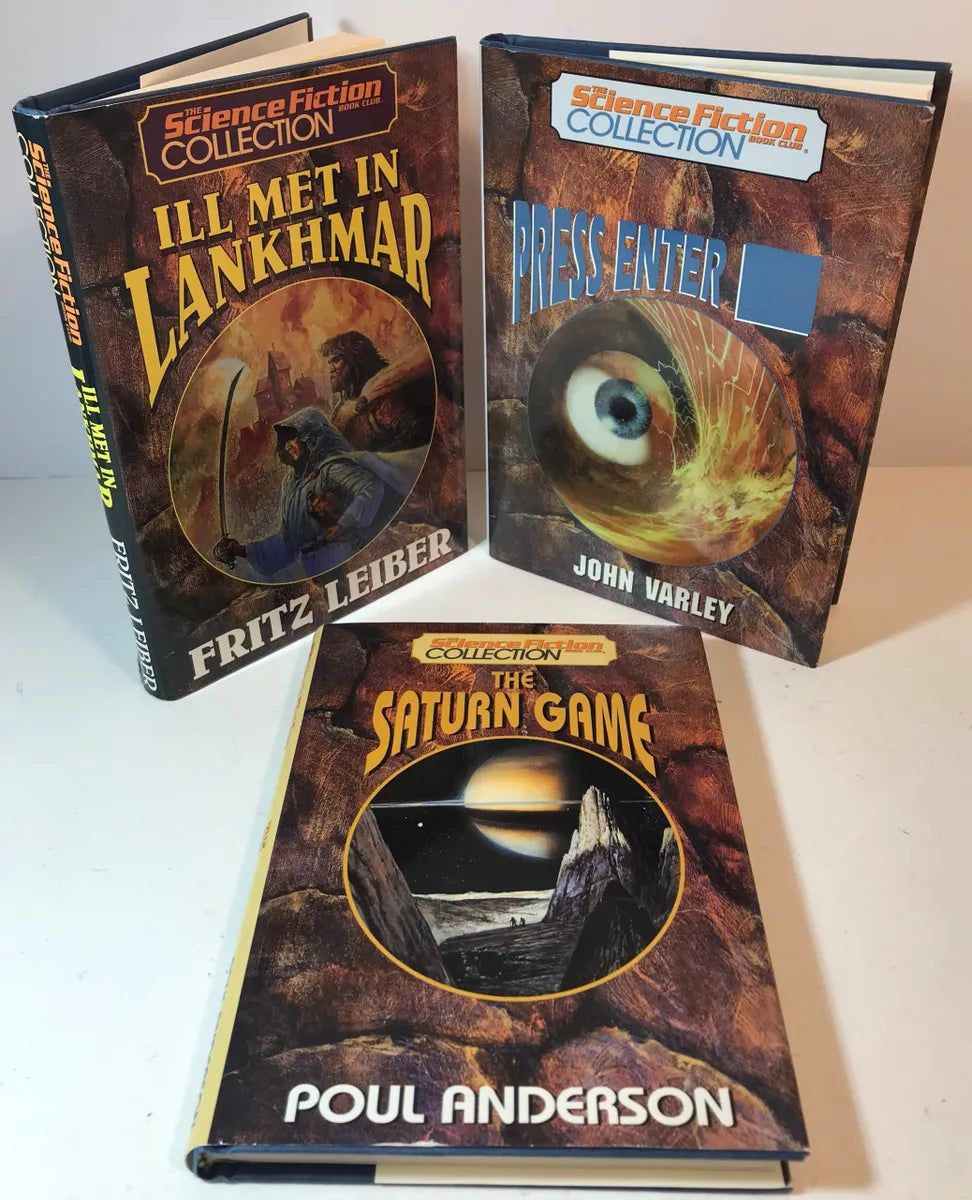 Science Fiction Book Club Collection 3 Vol Hardcover Set circa 1990s