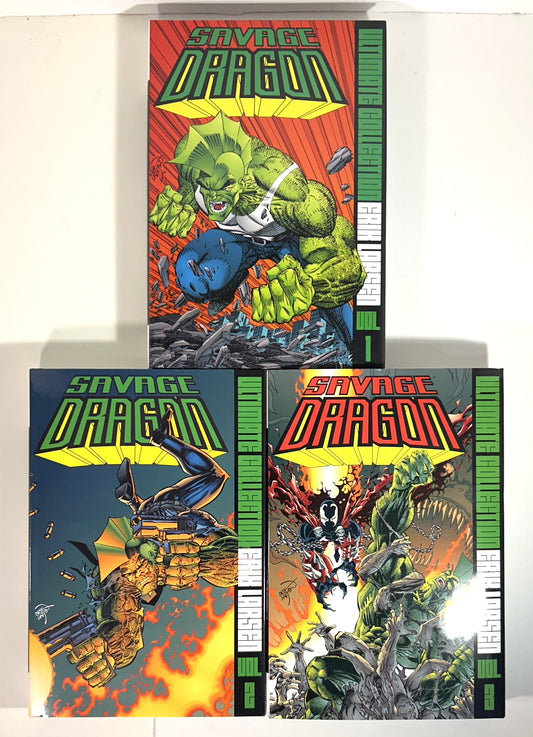 IMAGE: Set of 3 Savage Dragon Ultimate Collection by Erik Larsen 2022-025 1st Printing