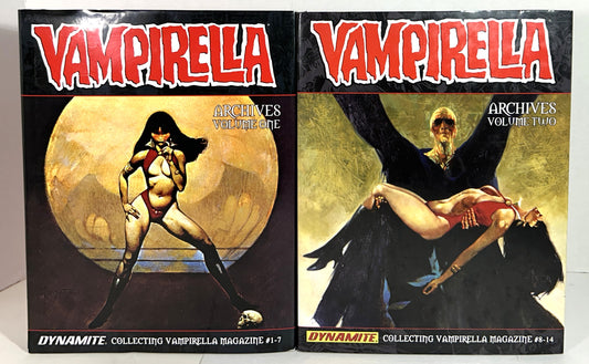 DYNAMITE: Set of 2 Vampirella Archives 2010-2019 1st Printing