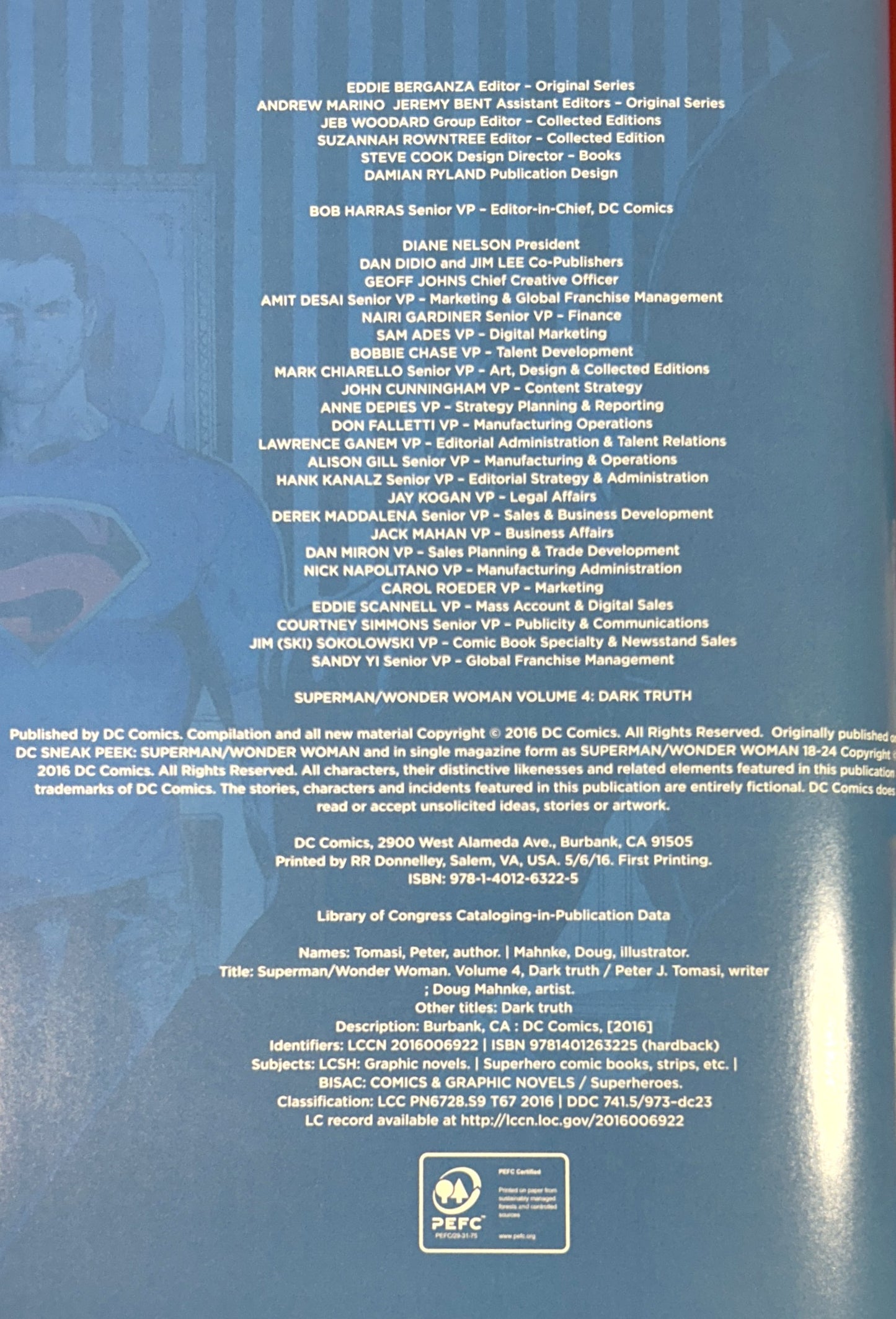 DC Comics: Set of 4 Superman/Wonder Woman 2014-2016