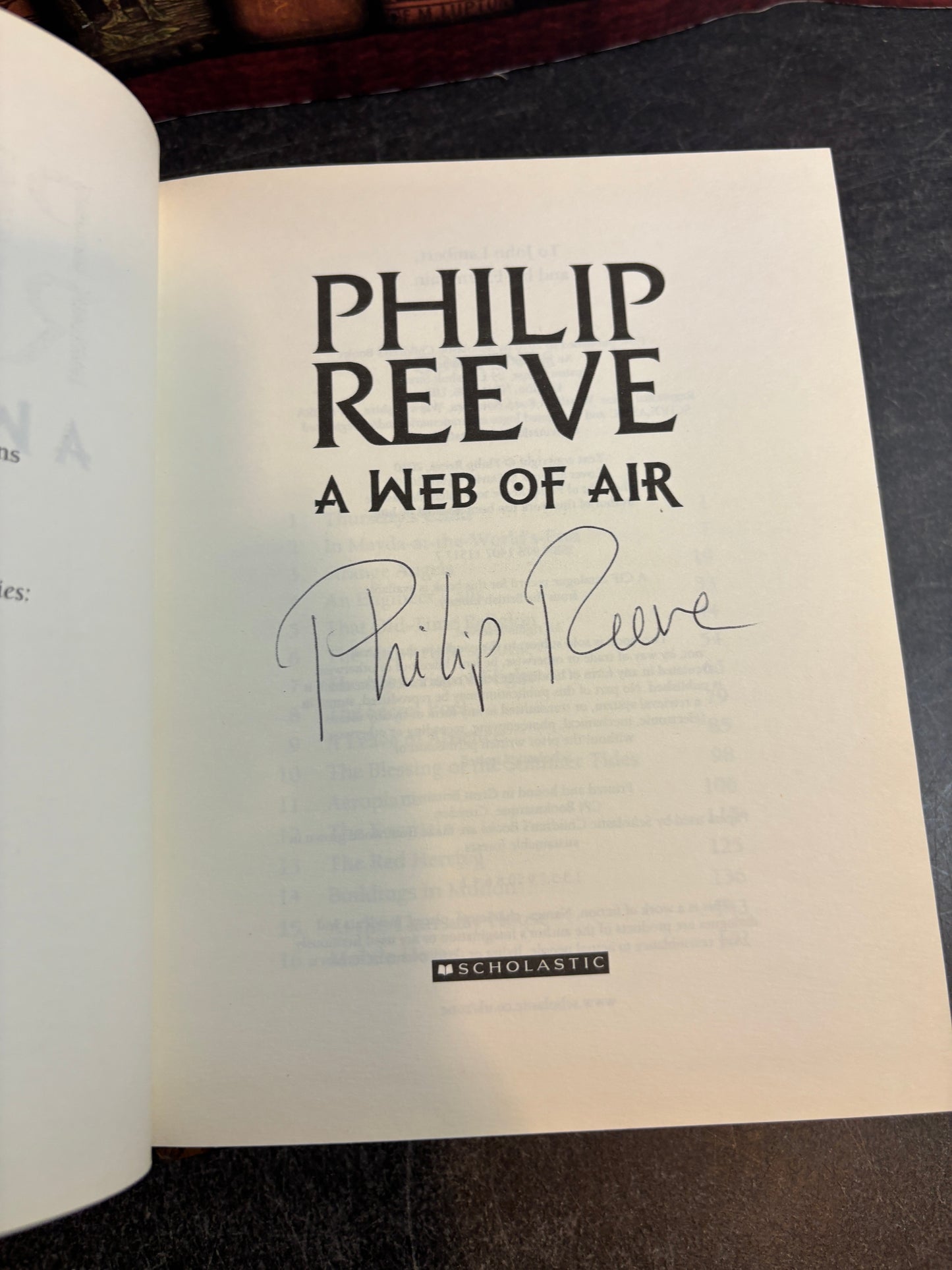 Fever Crumb & Web of Air by Philip Reeve 2 Vol HB Set Both SIGNED 1st Editions