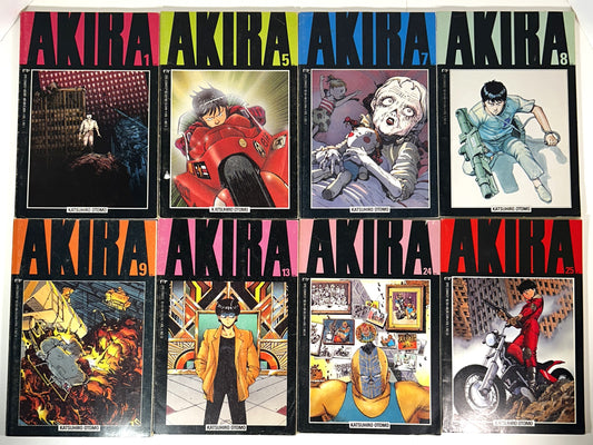 Lot of 8 Epic Comics: AKIRA by Katsuhiro Otomo 1988-1990 Early American Prints