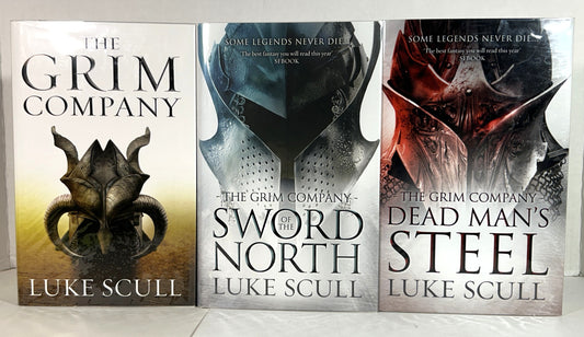 The Grim Company Trilogy by Luke Scull 2013-2016 SIGNED Limited/1st Editions