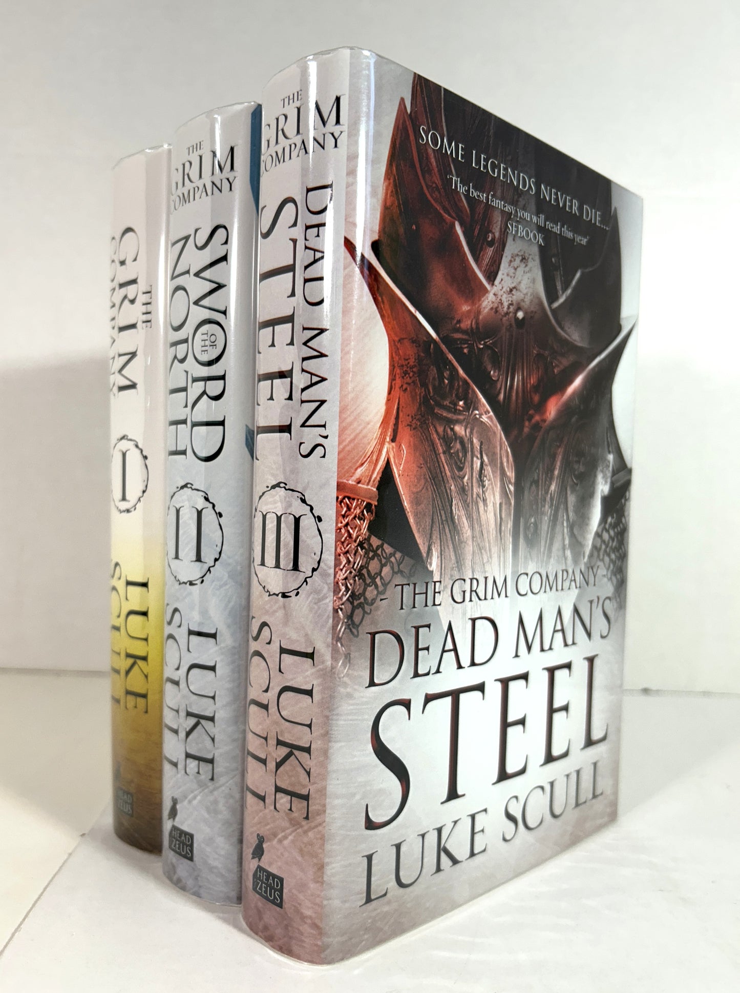The Grim Company Trilogy by Luke Scull 2013-2016 SIGNED Limited/1st Editions